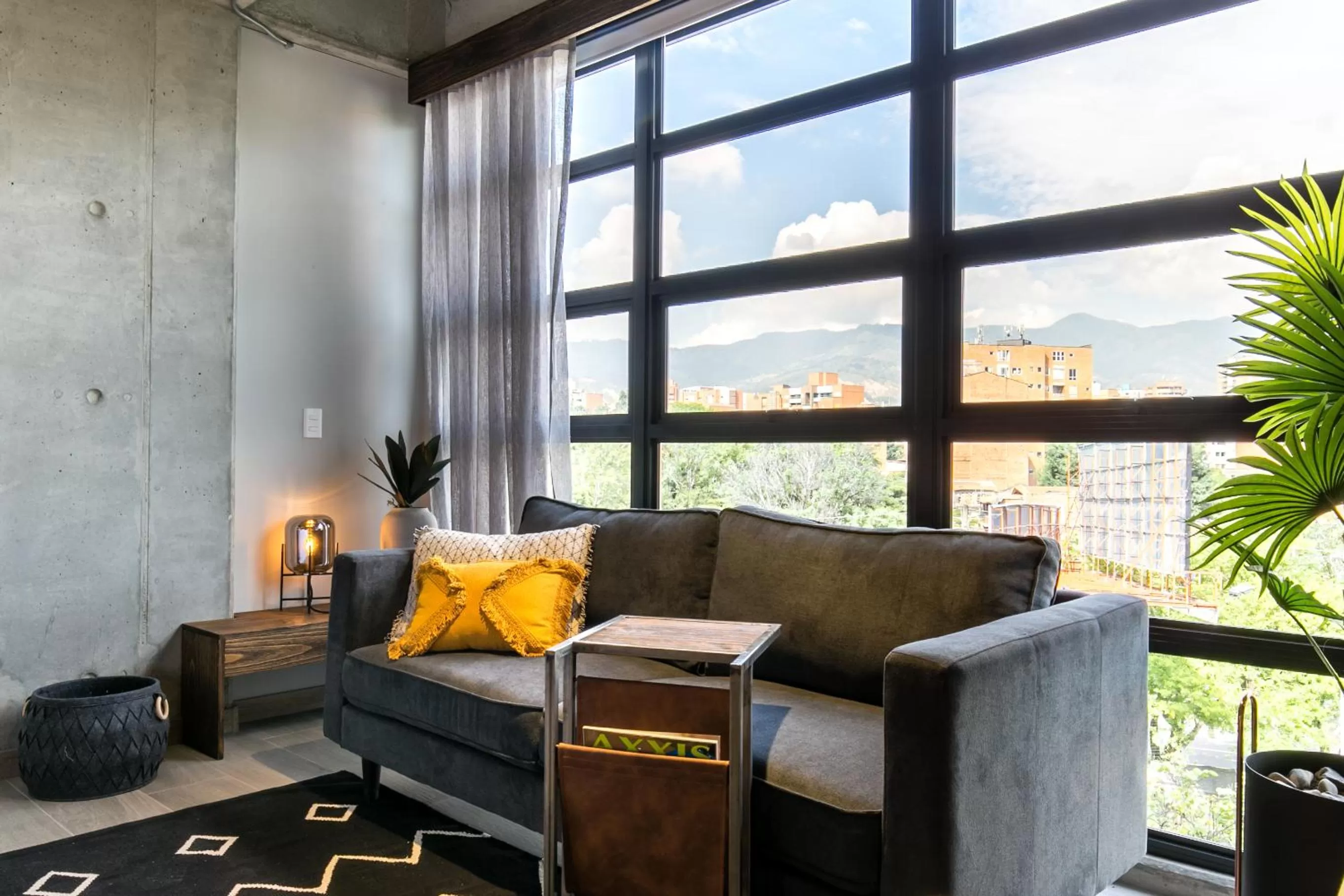 Living room in Factory Lofts Hotel