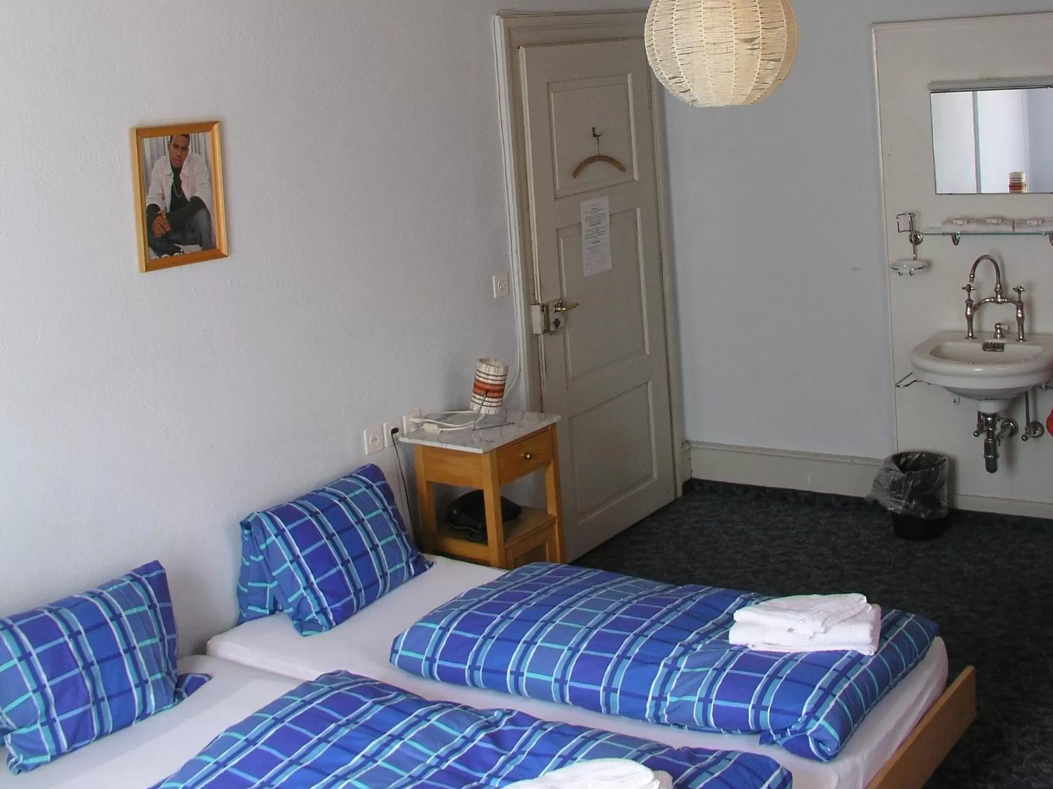 Decorative detail, Bed in Hotel Quellenhof