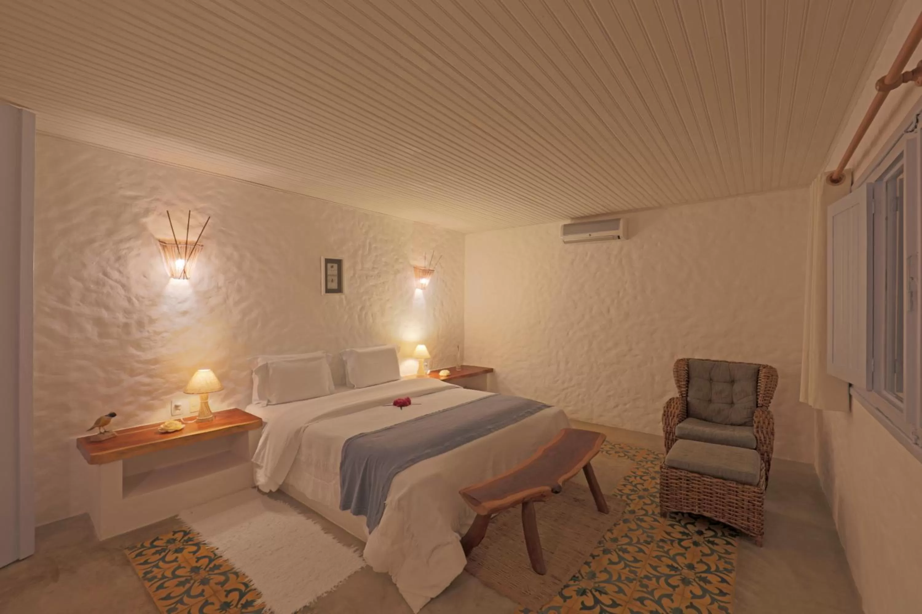 Property building, Bed in Pousada Aldeia Beijupirá