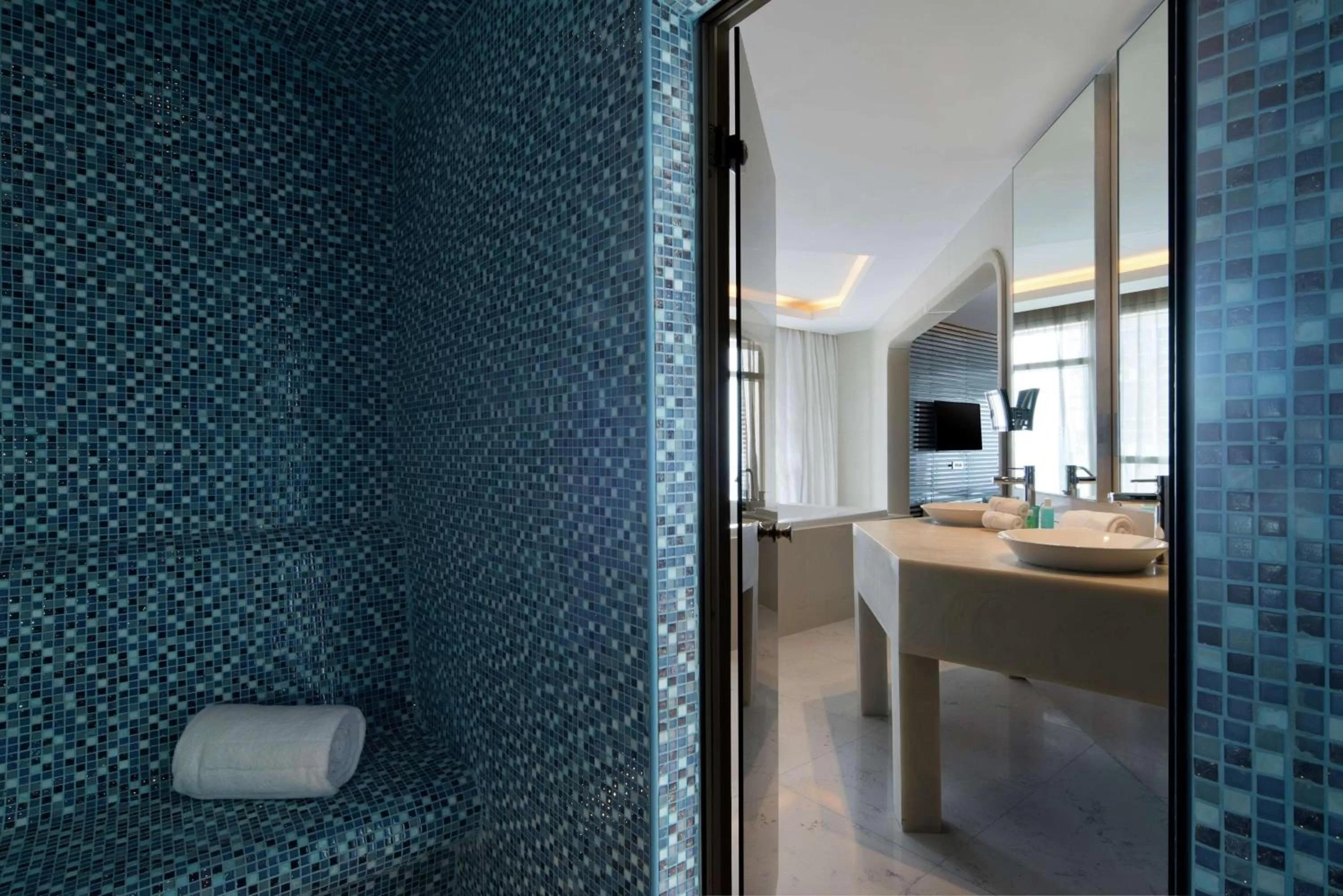 Bathroom in V Hotel Dubai, Curio Collection by Hilton