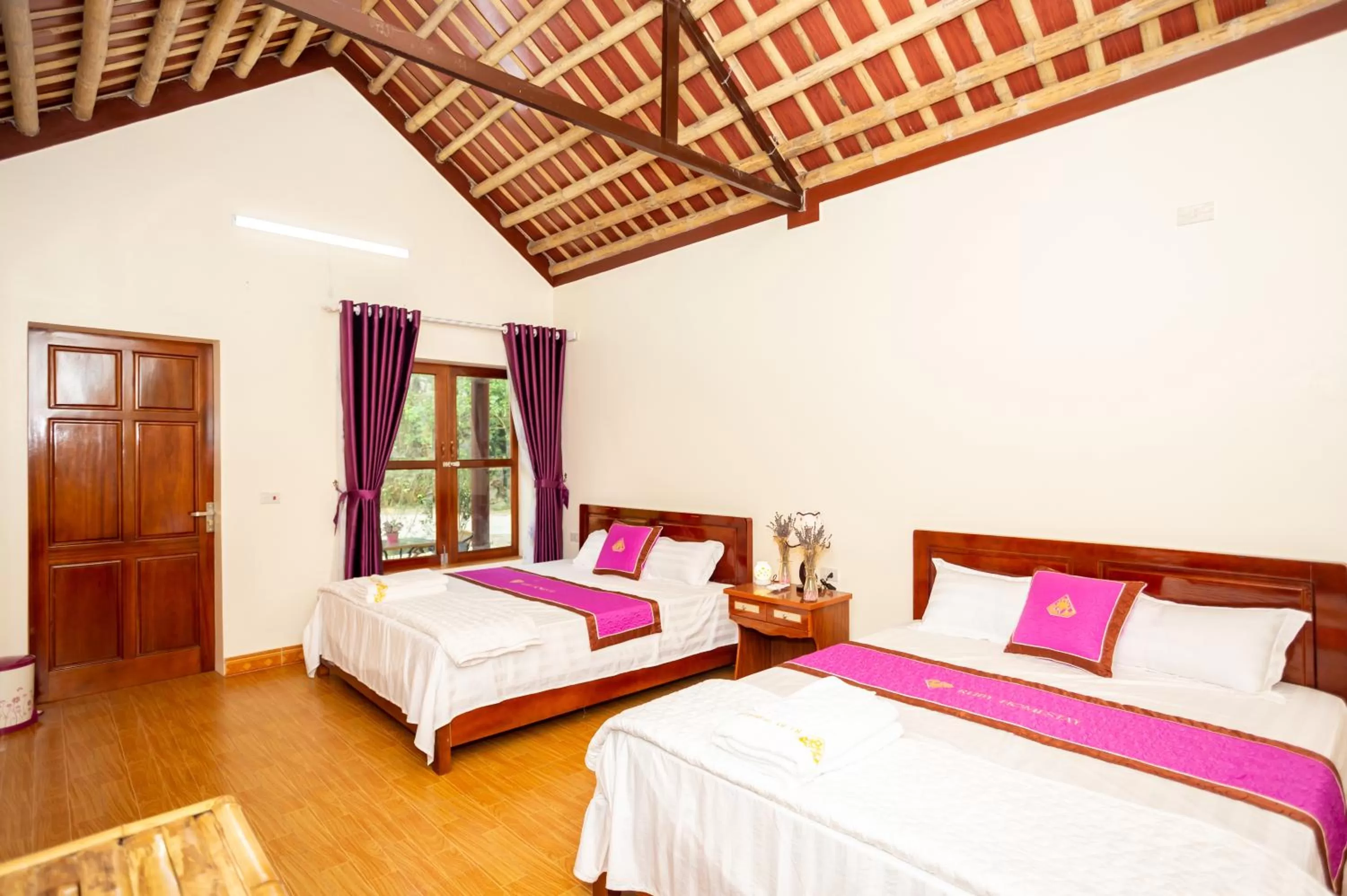 Bed in Ruby Homestay