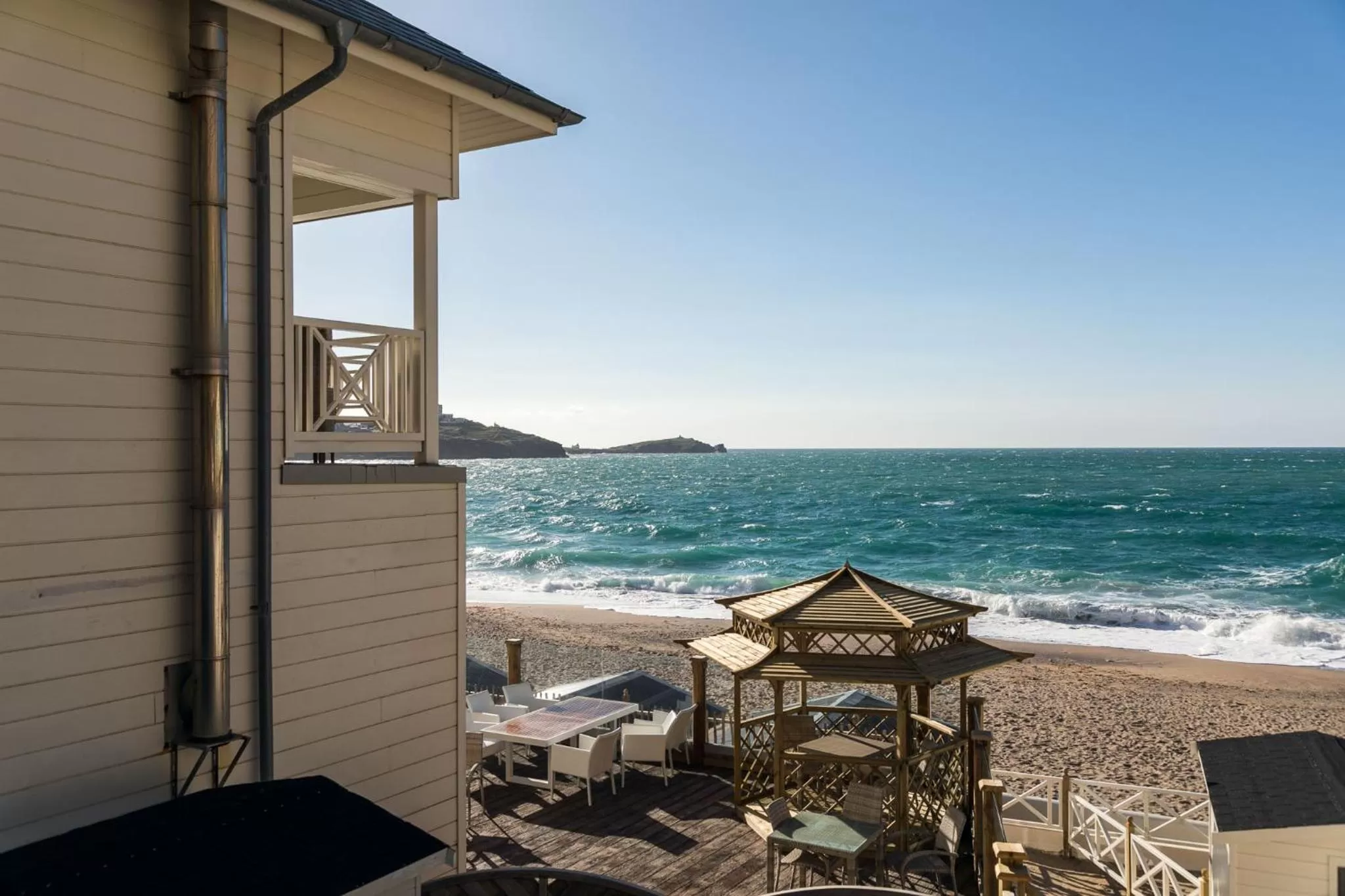 Property building in Tolcarne Beach Colonial Restaurant and Rooms