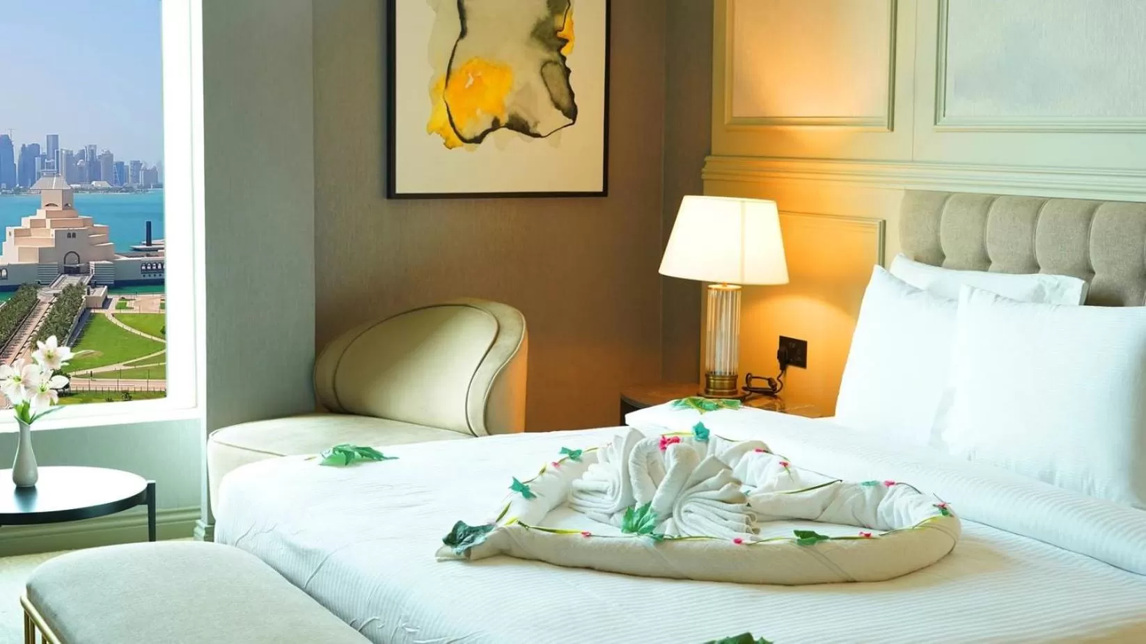 Bed in Horizon Manor Hotel