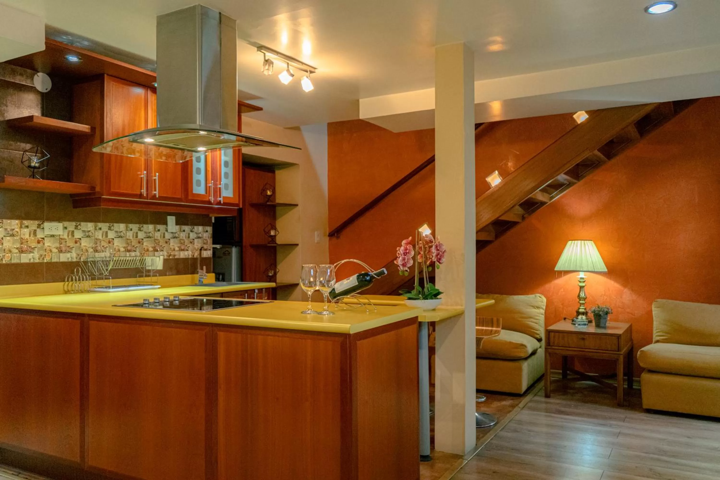 Kitchen or kitchenette in Rincón Familiar Hostel Boutique