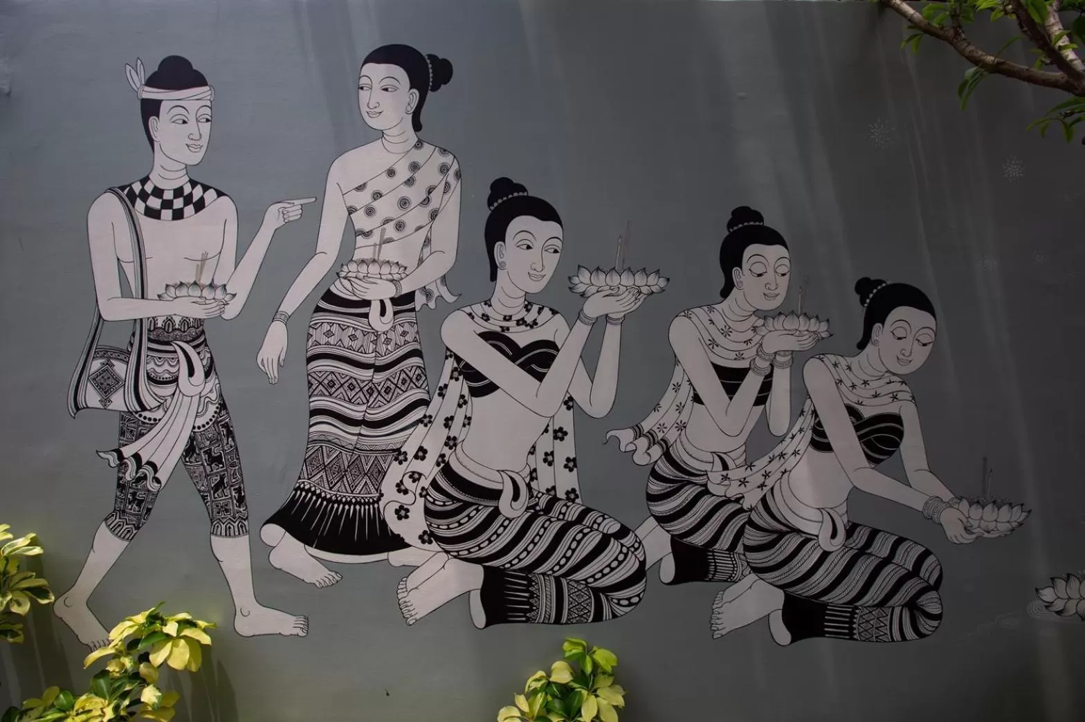 Garden view in At Pingnakorn Nimman Hotel