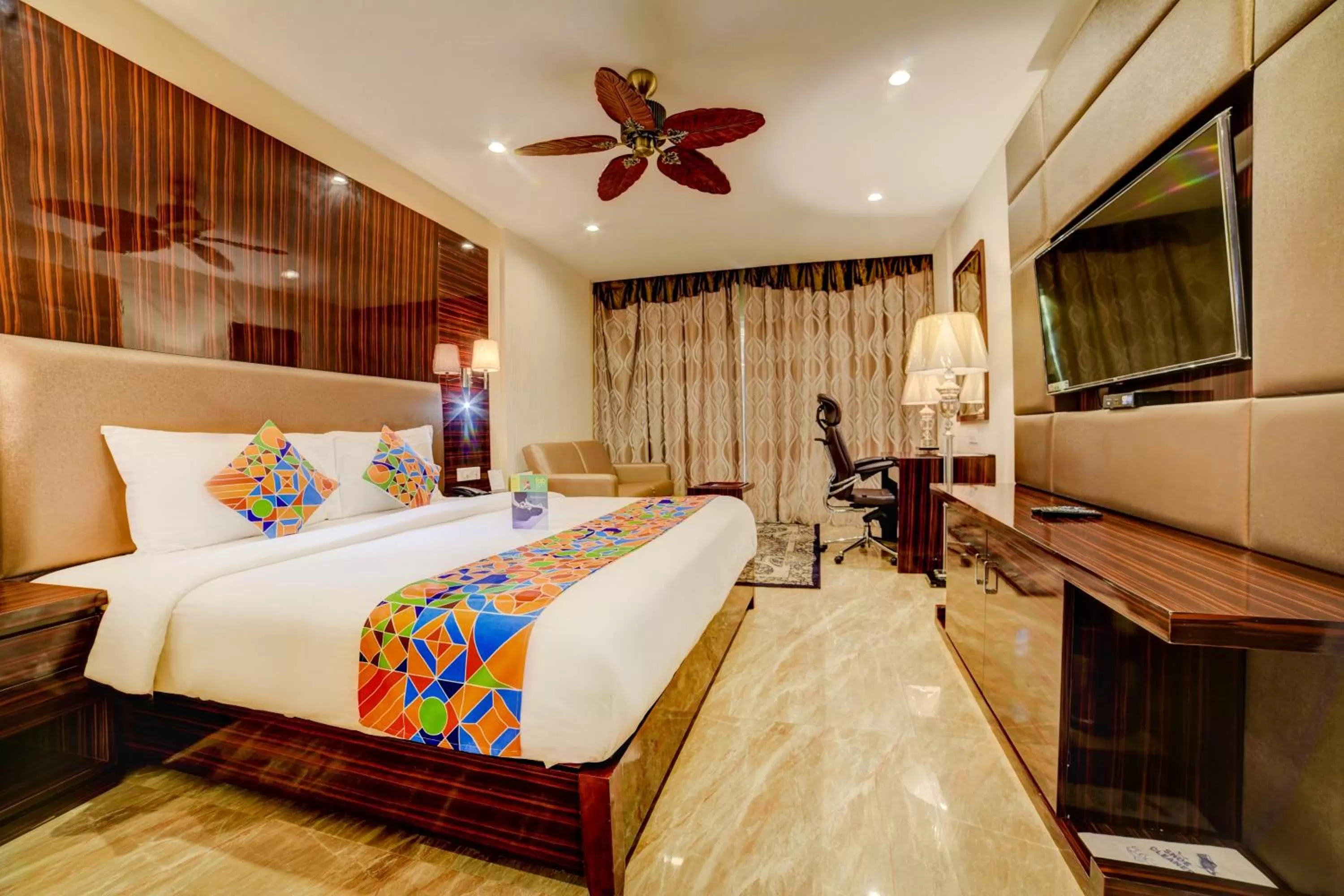 Bed in Fabhotel Prime Sarala Crown - 500M From Calangute Beach
