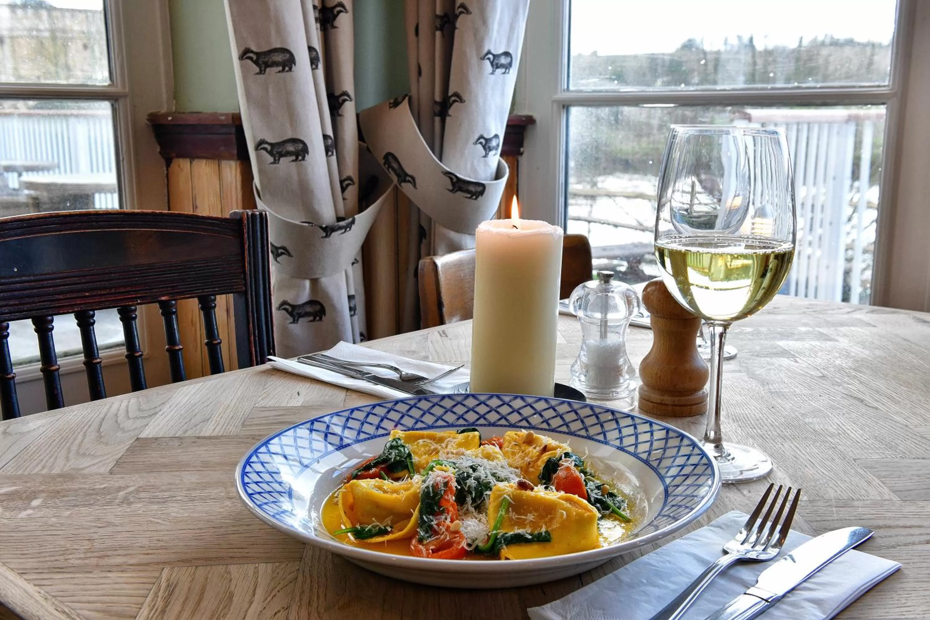 Food and drinks in The Boathouse