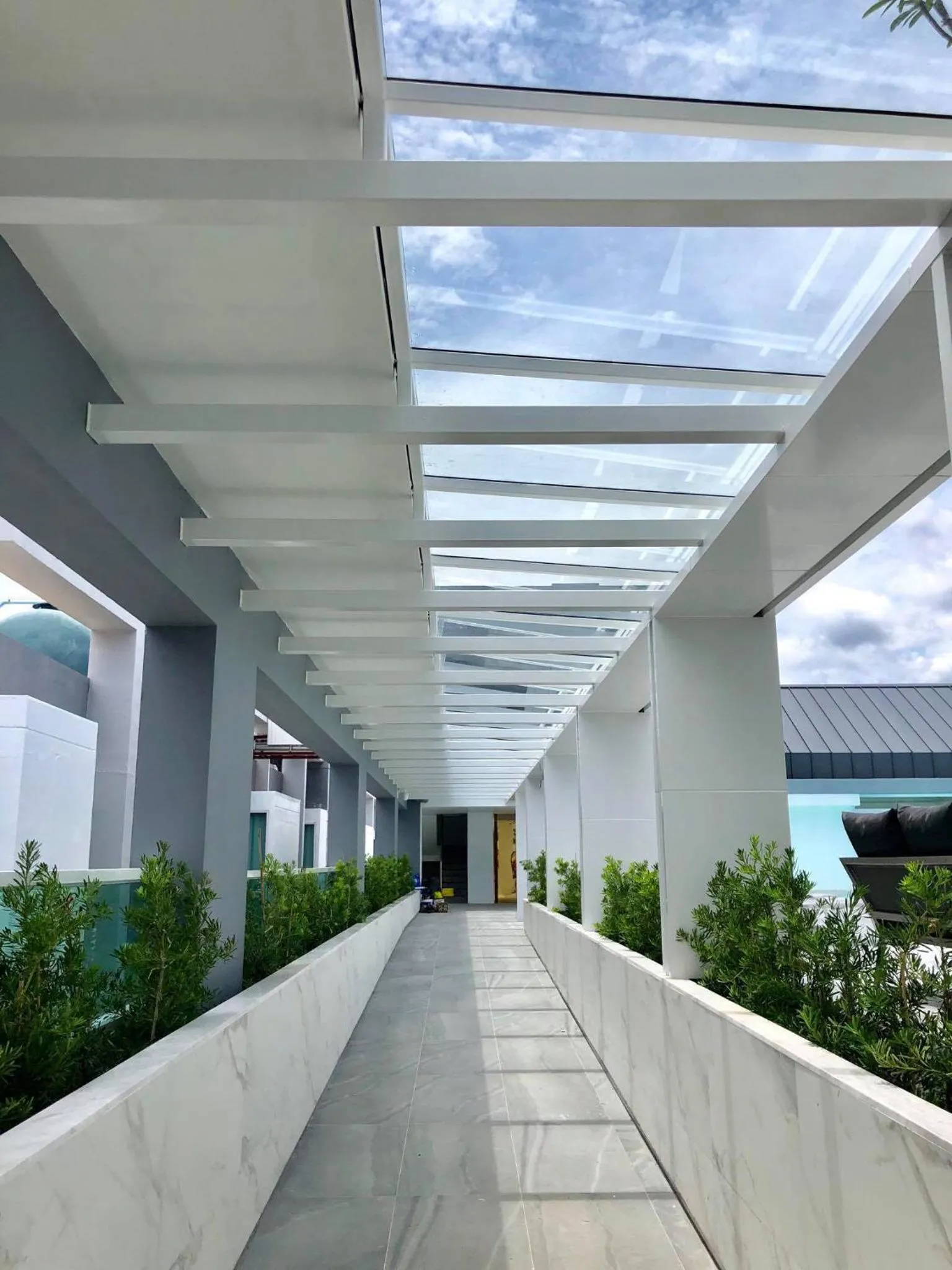 Garden in Crystal Hotel Hat Yai