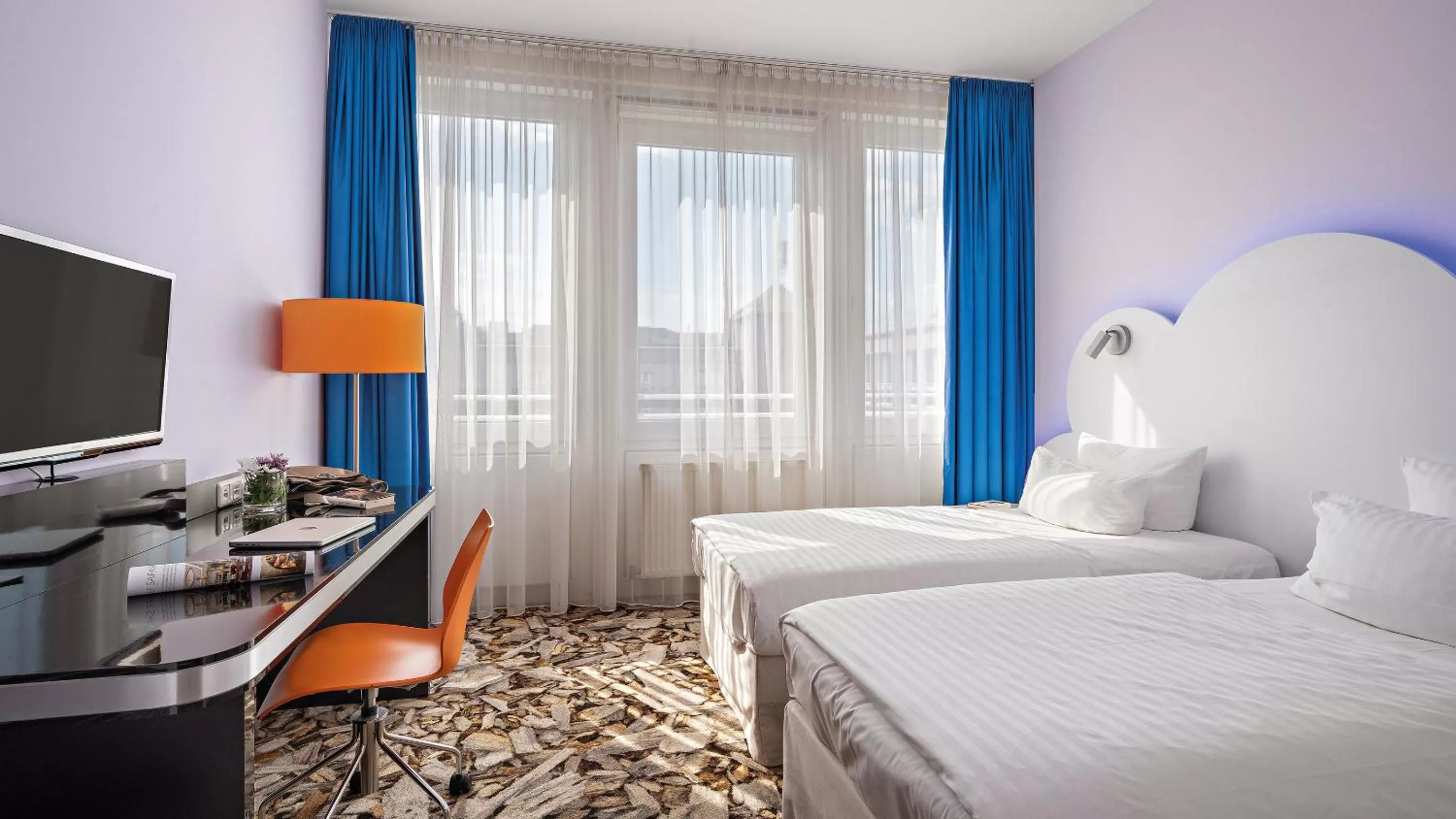 Bedroom, Bed in Styles Hotel München Messe