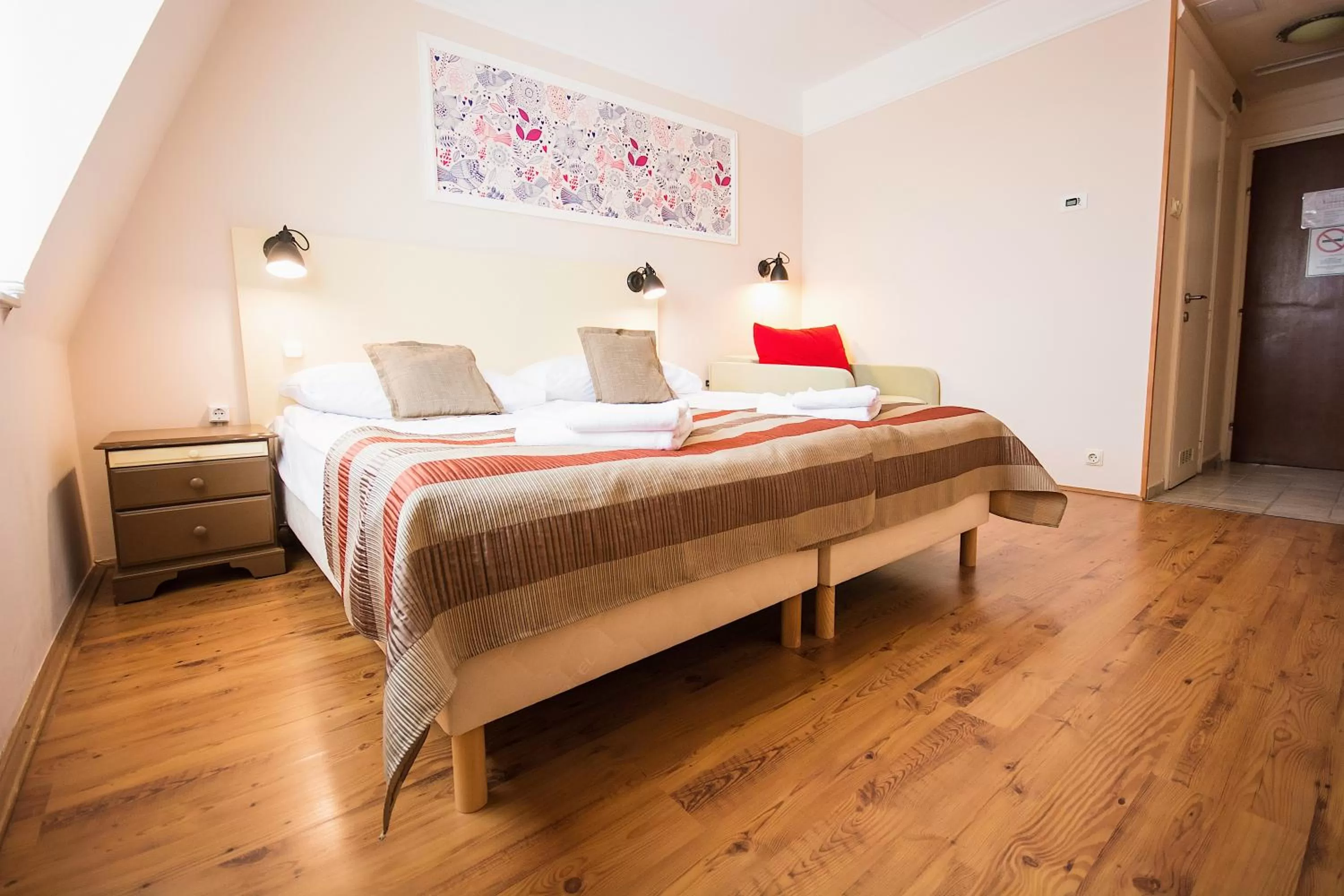 Bed in Harmónia Hotel Sárvár