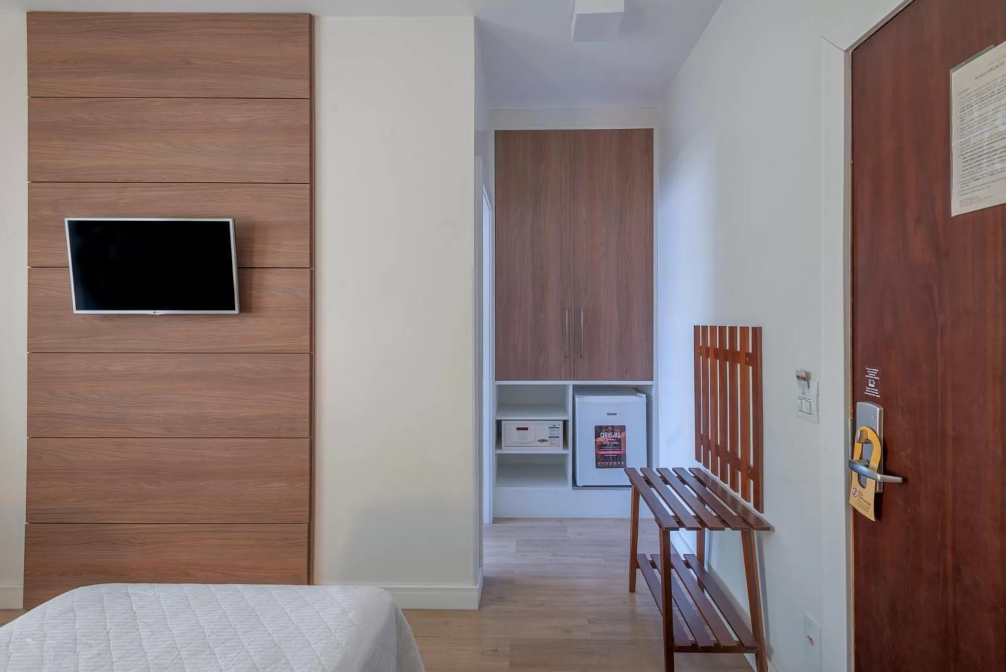 Bed in Hotel Glória Blumenau