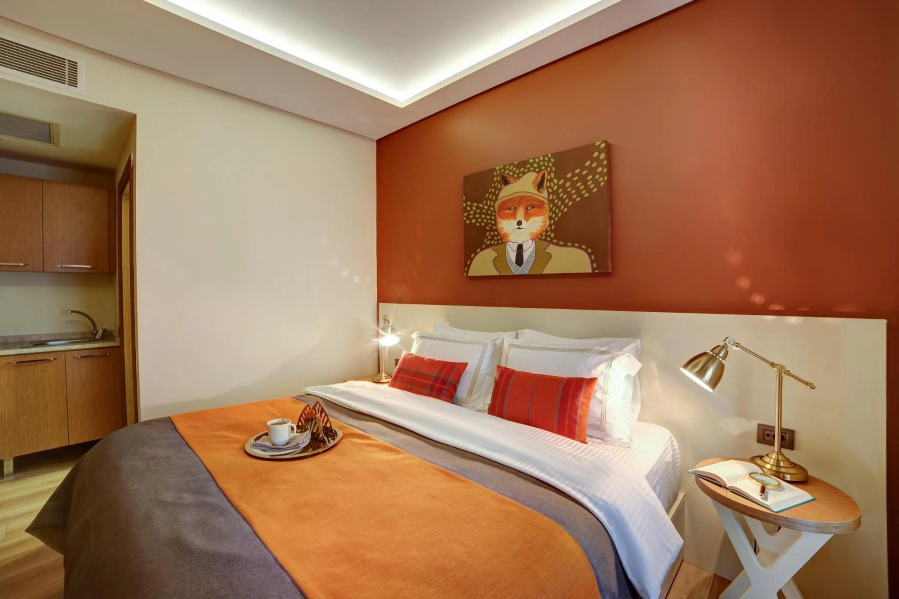 Bed in The Fox Hotel