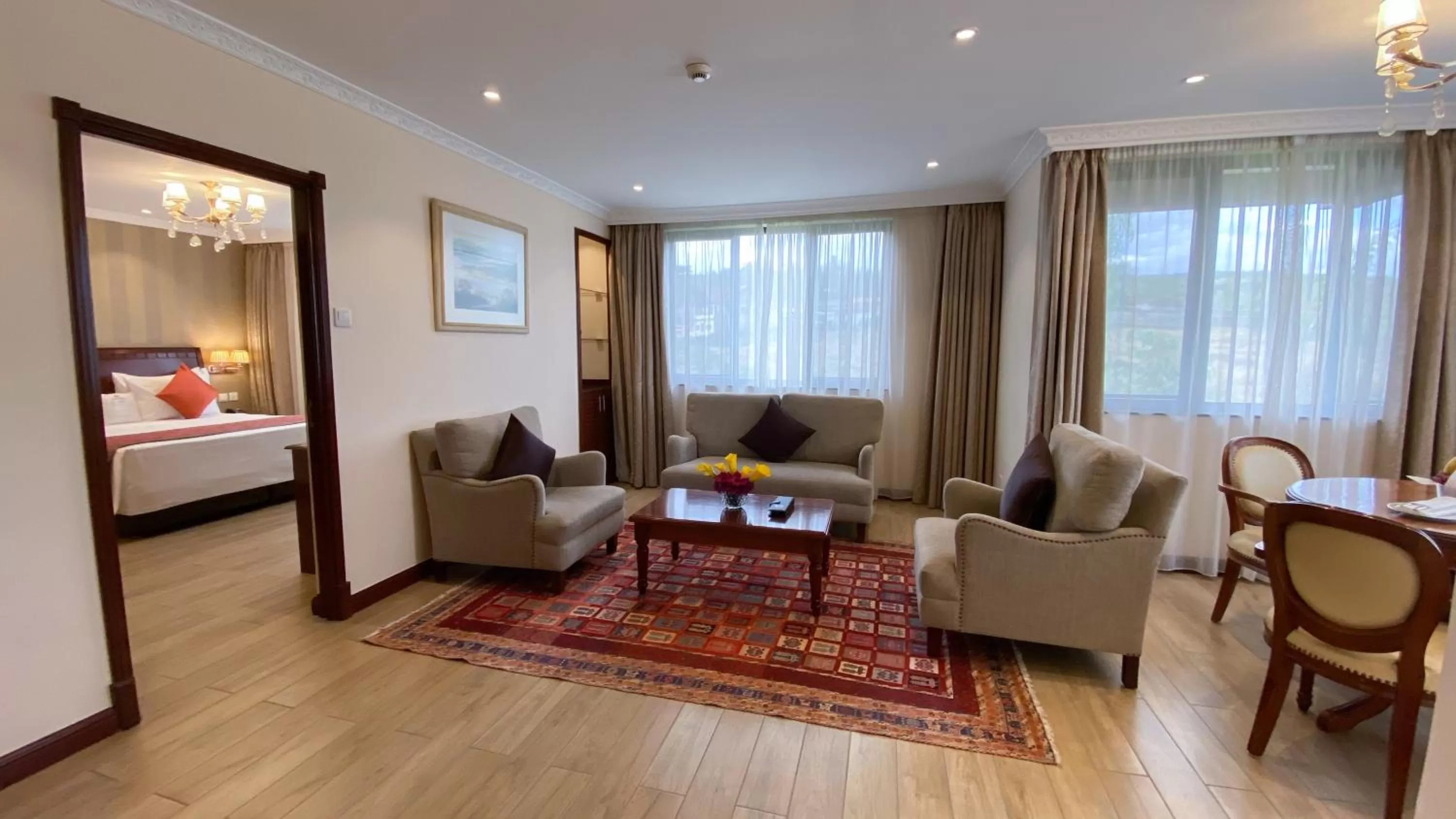 Photo of the whole room, Bed in Sarova Woodlands Hotel and Spa