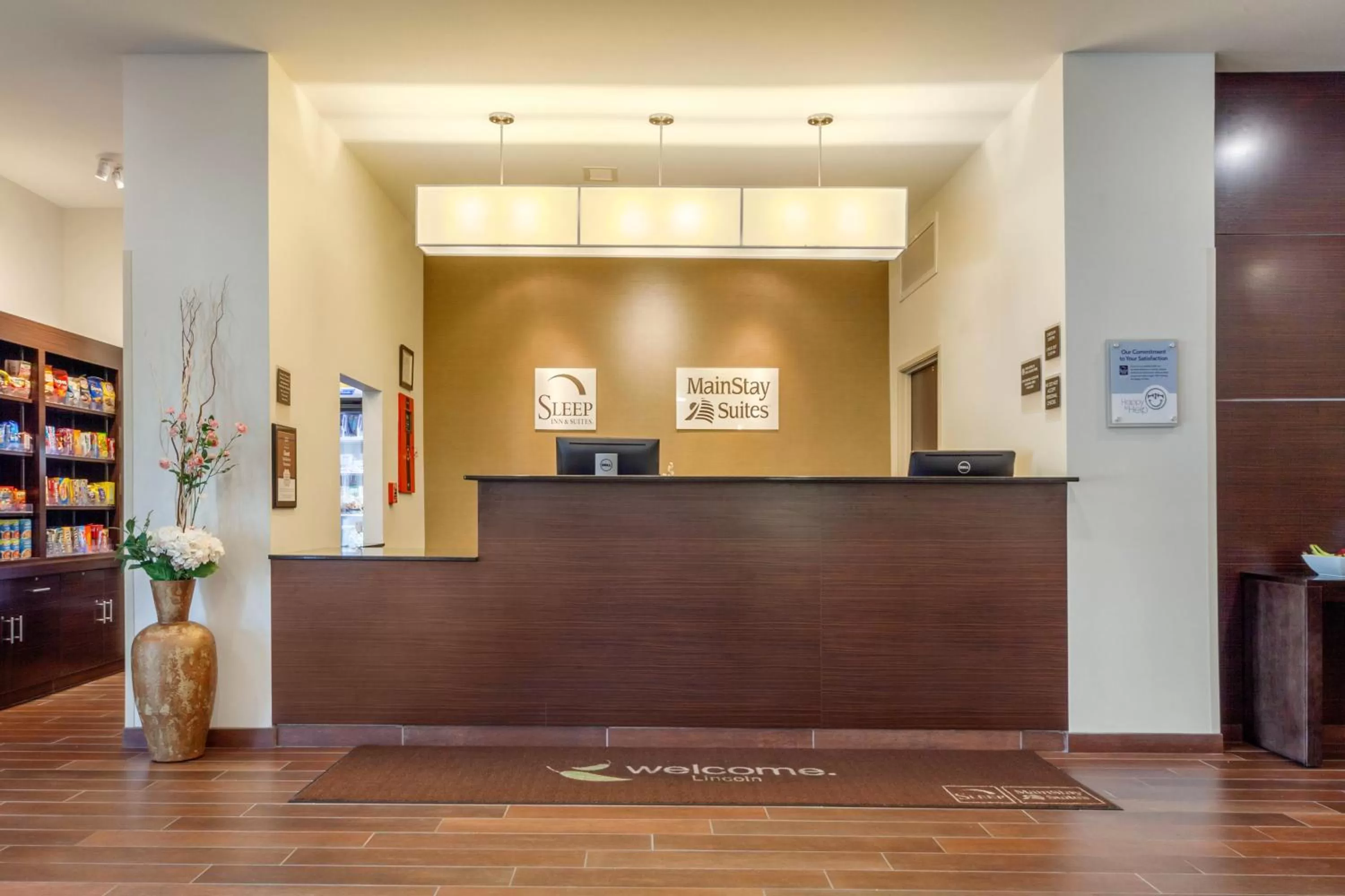 Lobby or reception in MainStay Suites Lincoln University Area