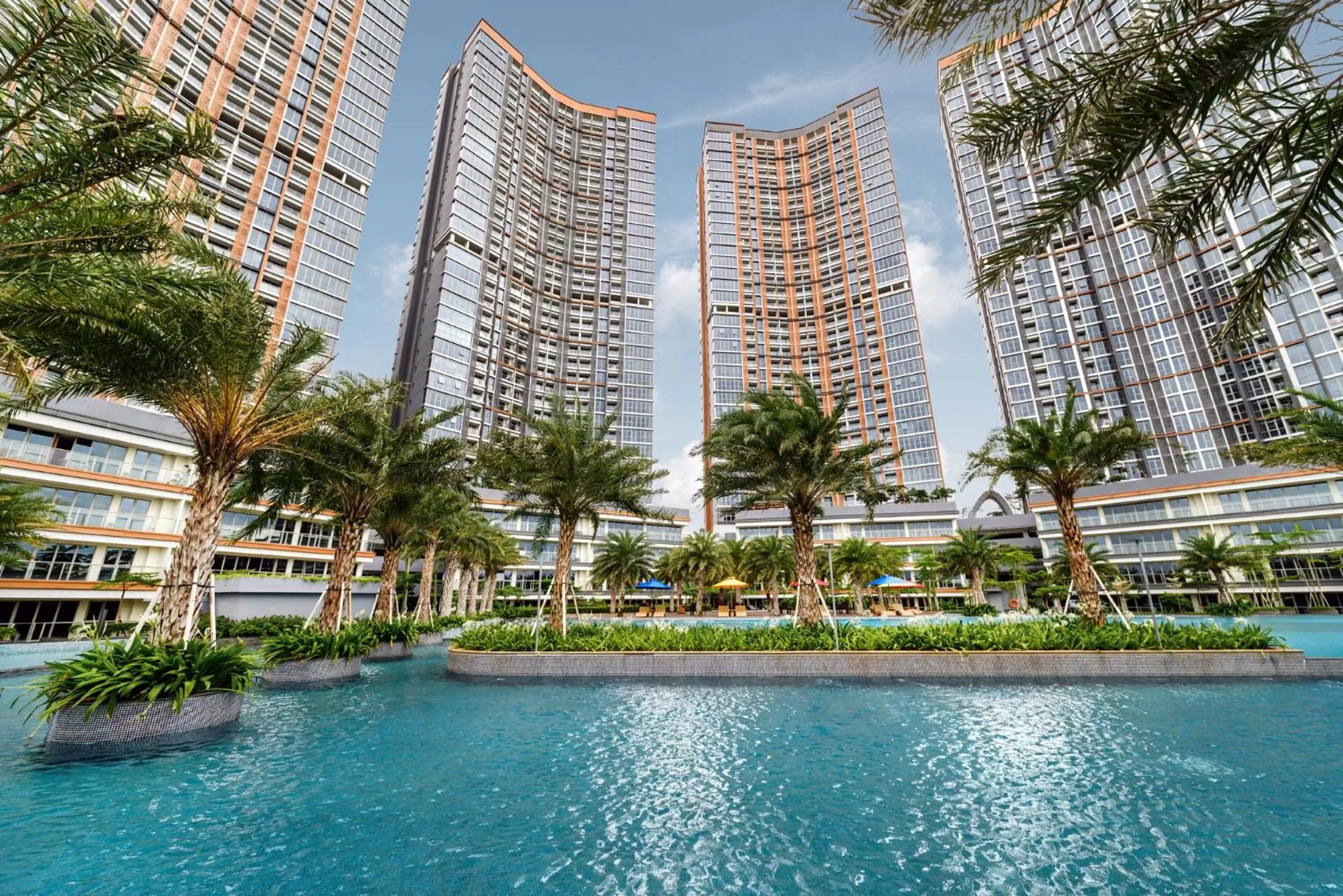 Bird's eye view in Oakwood Apartments PIK Jakarta