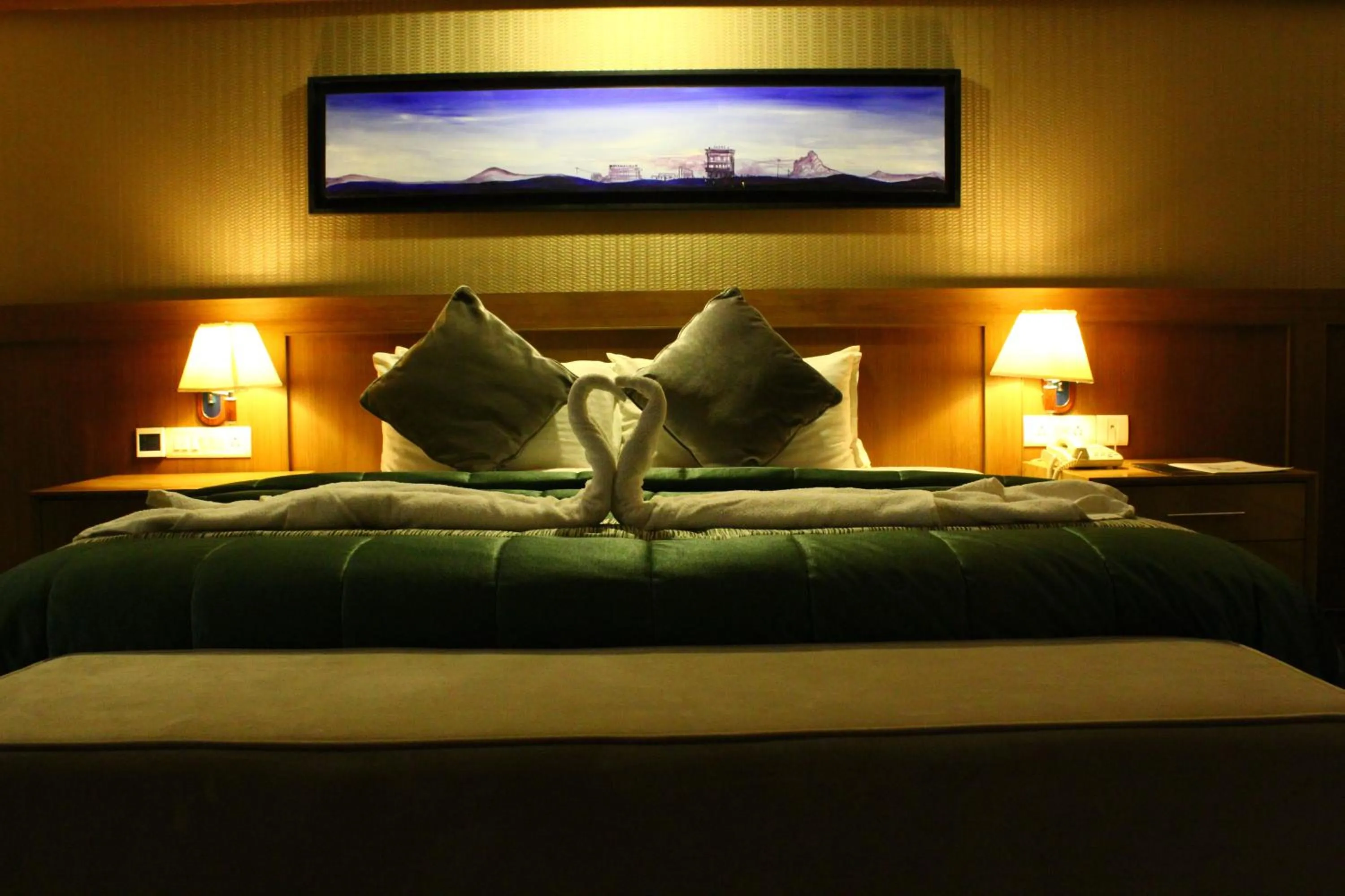 Bed in Vgp Golden Beach Resort
