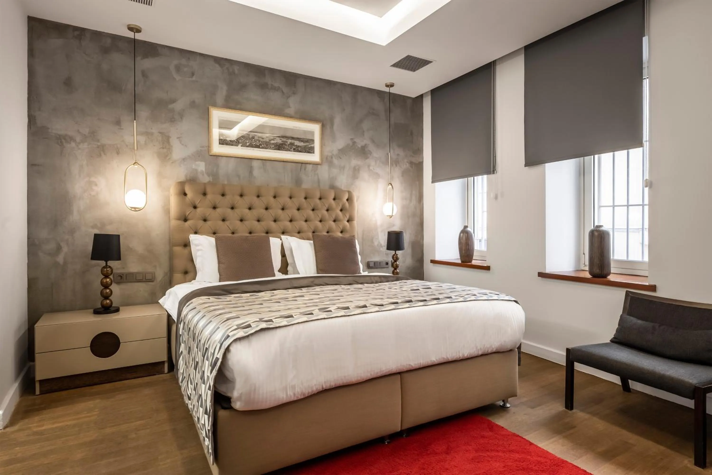 Bed in Ansen Hotel and Suites