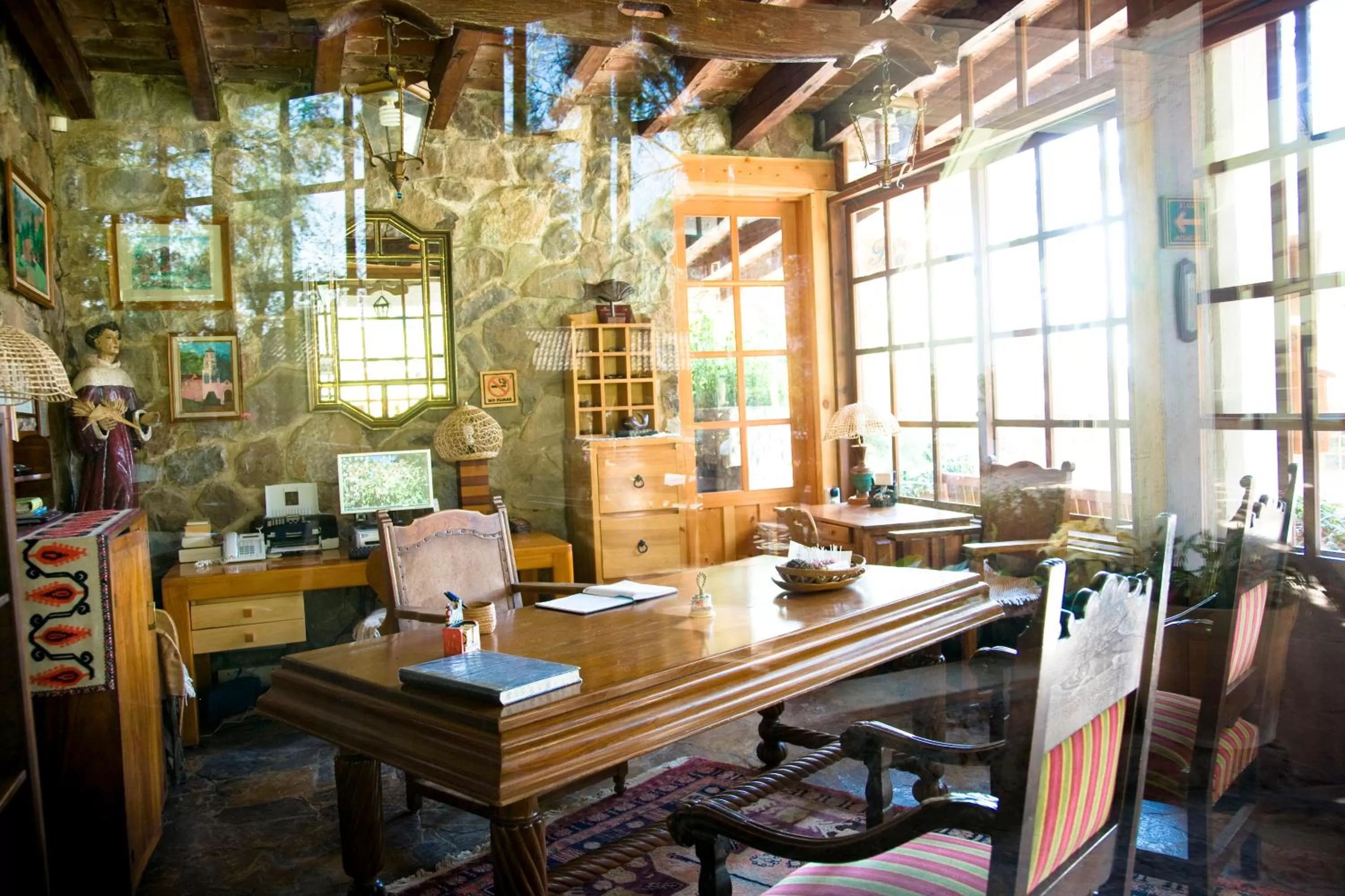 Lobby or reception in Hotel Rancho San Cayetano