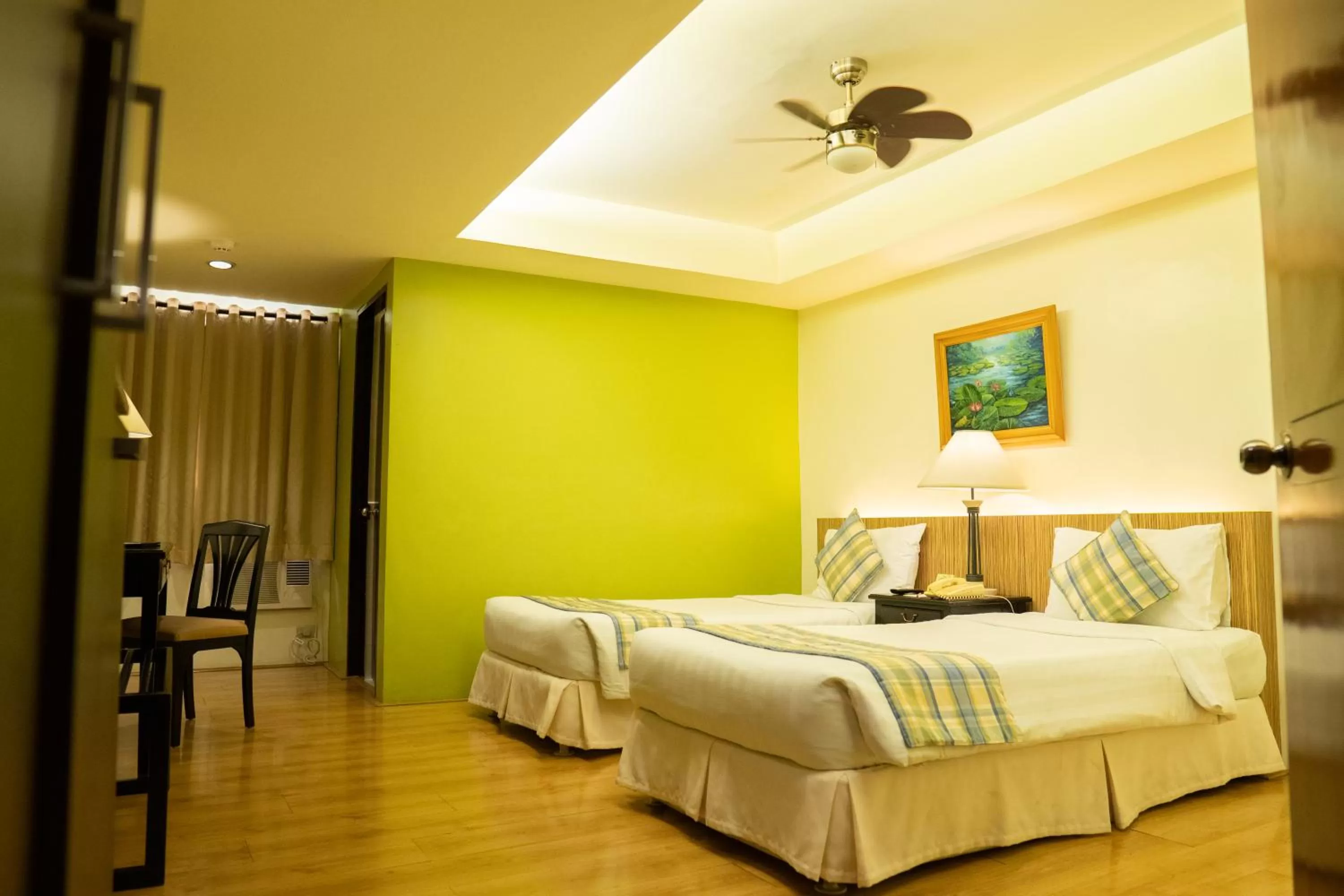 Bedroom, Bed in Hotel Fleuris