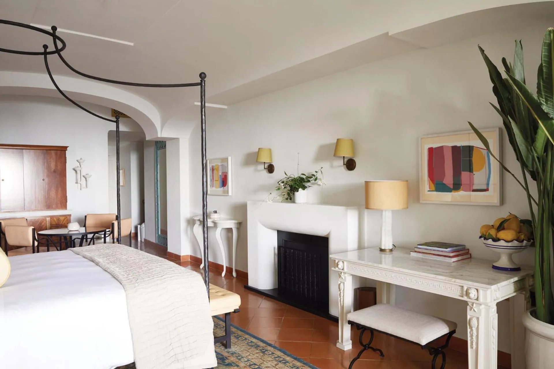 Bedroom, Bed in Caruso, A Belmond Hotel, Amalfi Coast