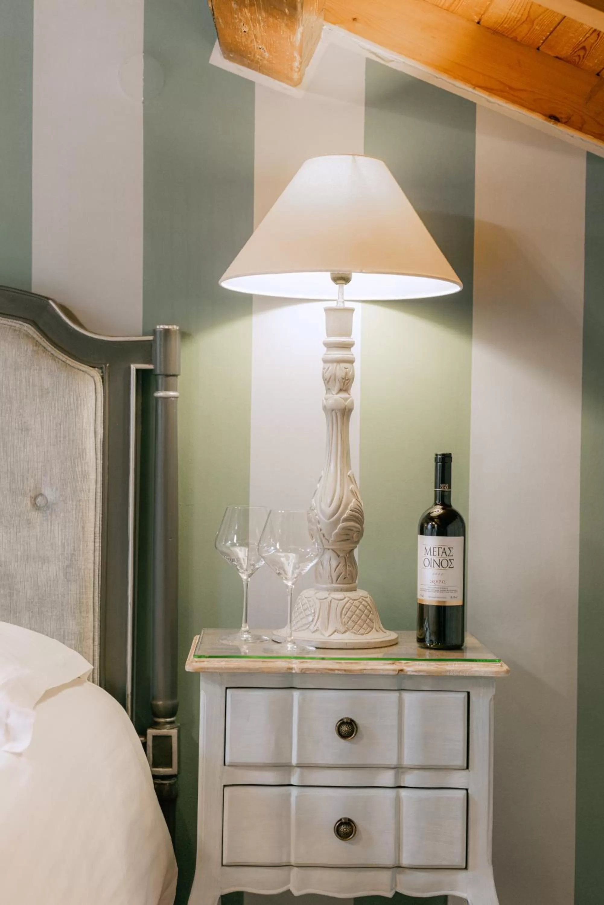 Decorative detail, Bed in Kastello Hotel