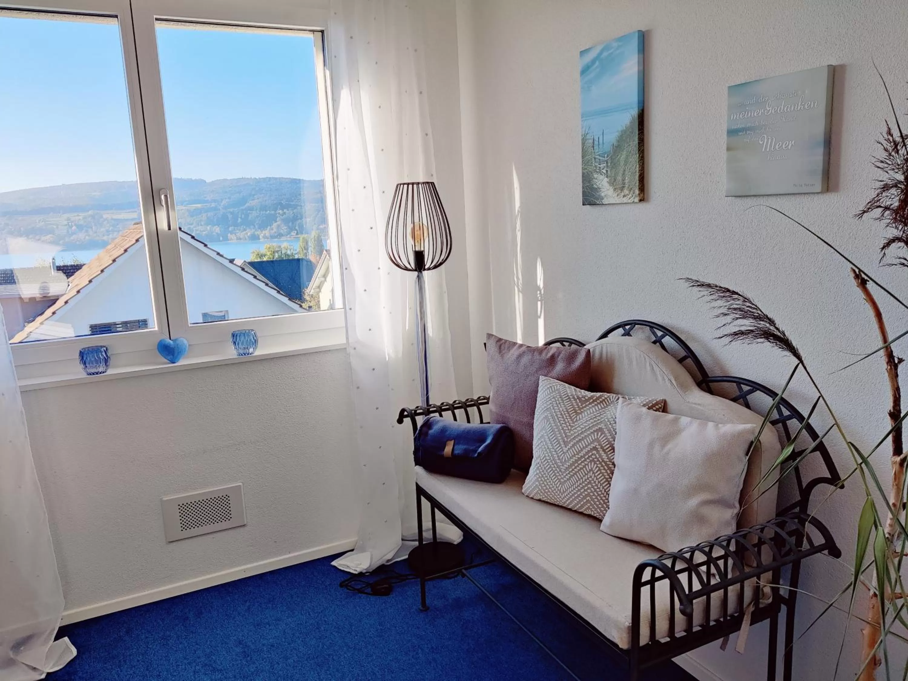 Seating Area in Bed & Breakfast Lake View