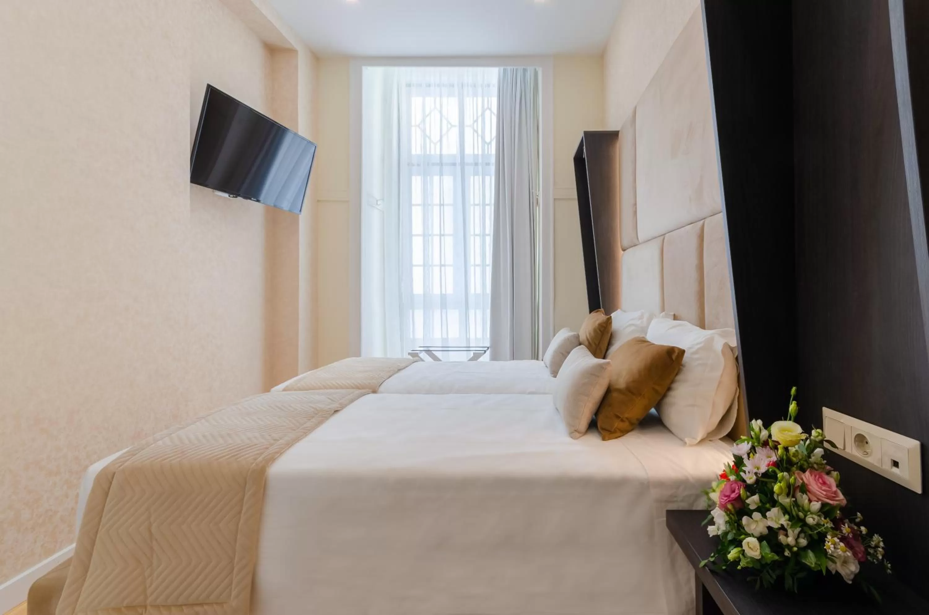 Bed in Hotel Duas Nações