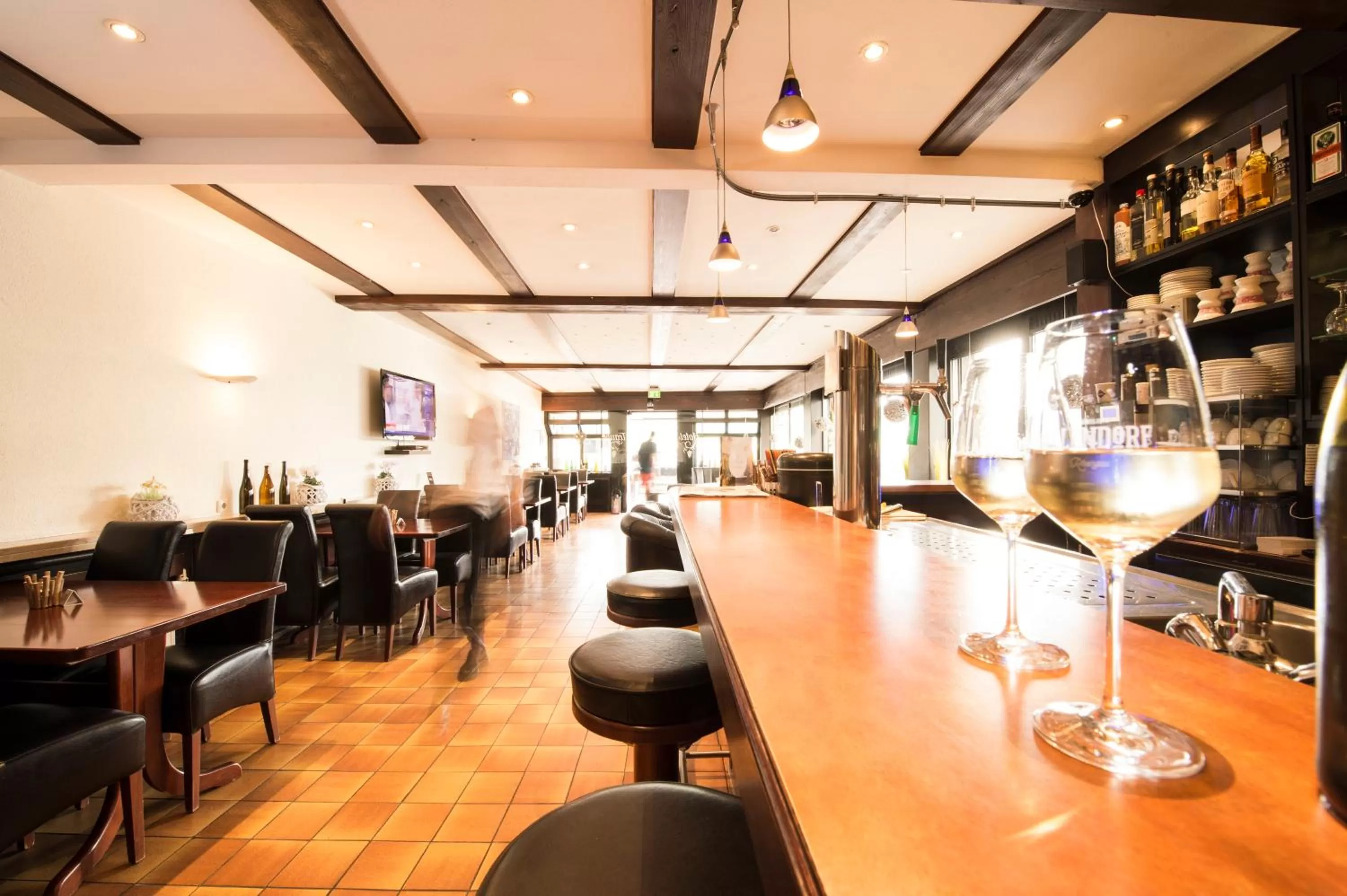 Lounge or bar in Hotel Traube Rüdesheim