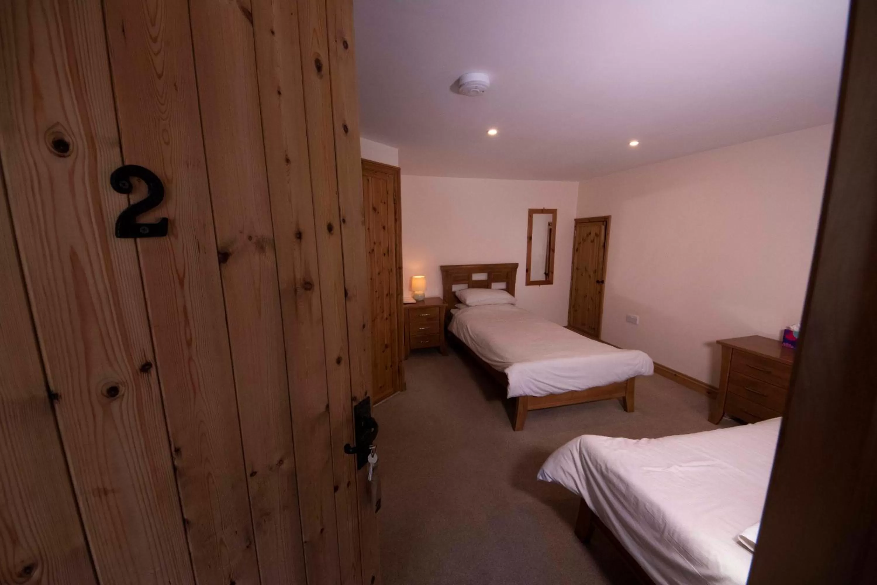 Bedroom in Polhilsa Farm