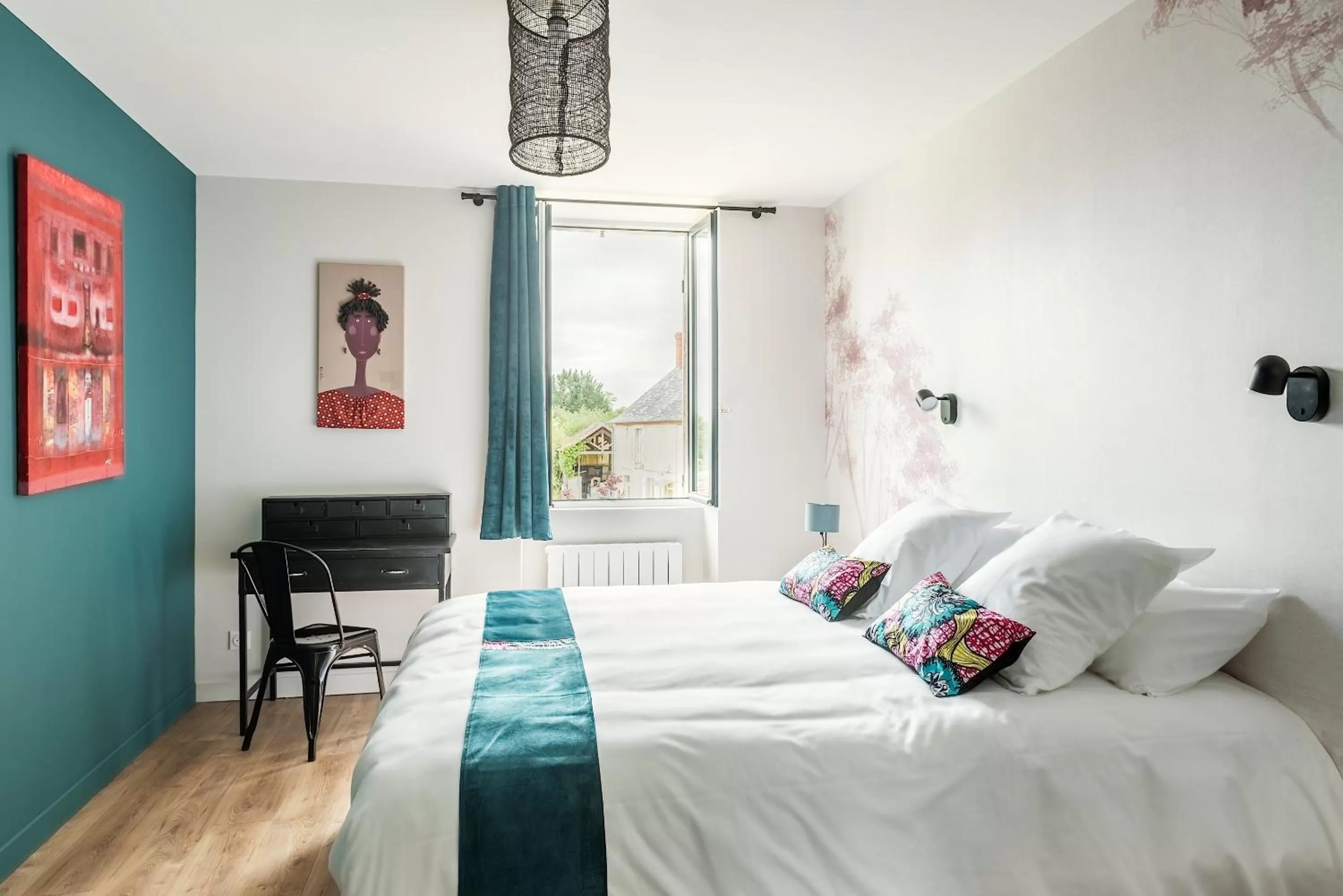 Twin Room in Une escale en Berry