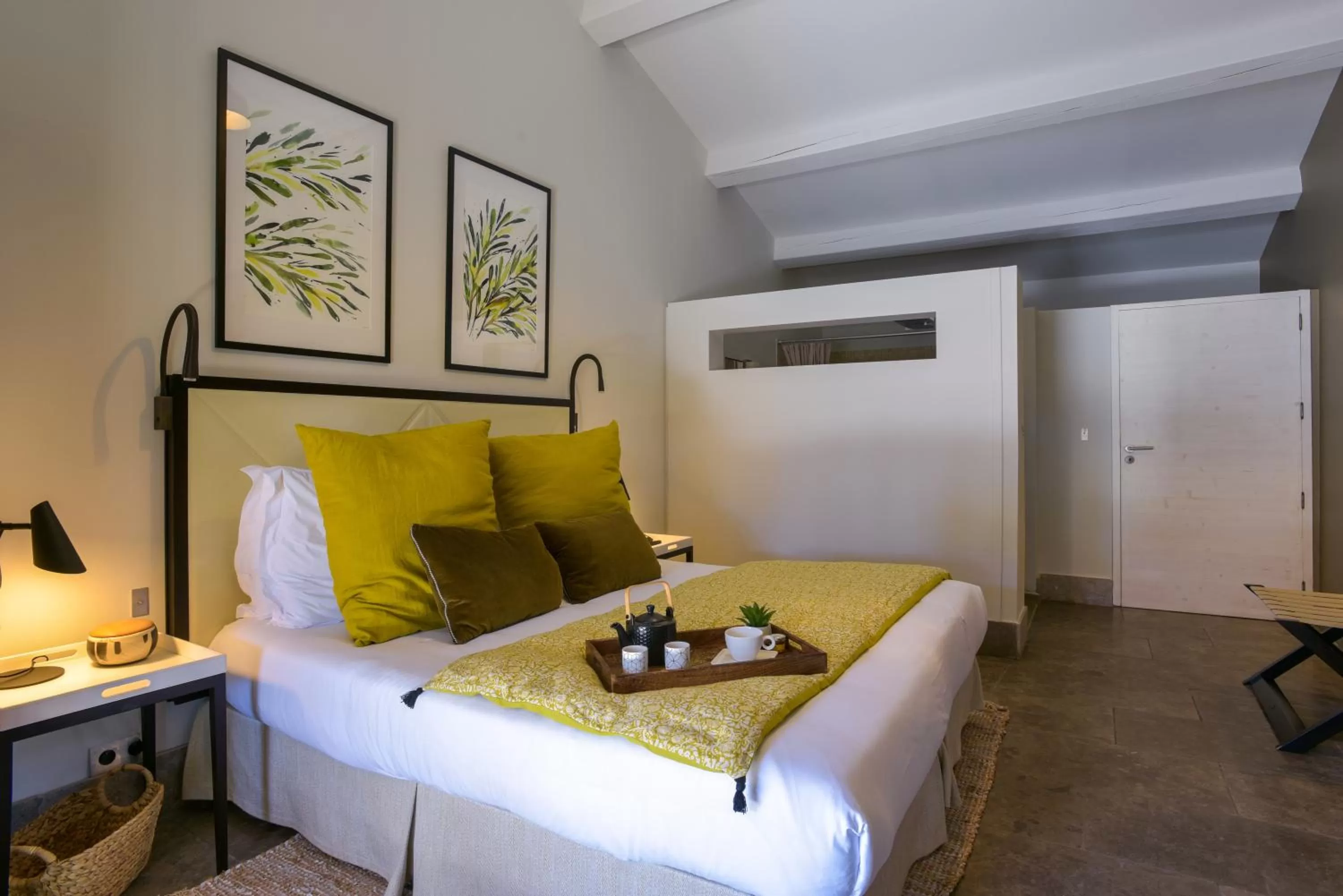 Bed in Domaine la Pierre Blanche