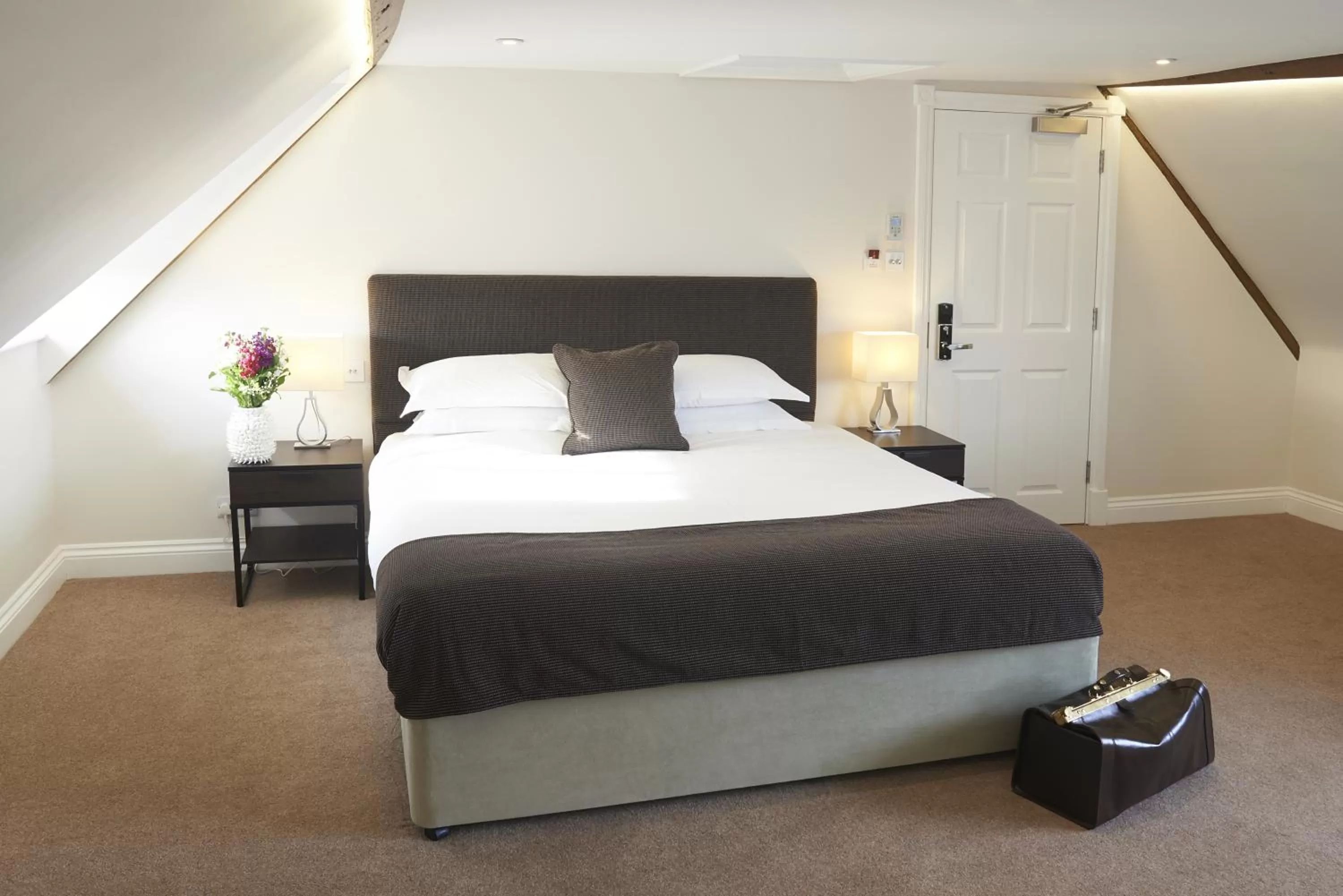 Bed in The Bell Inn Hotel