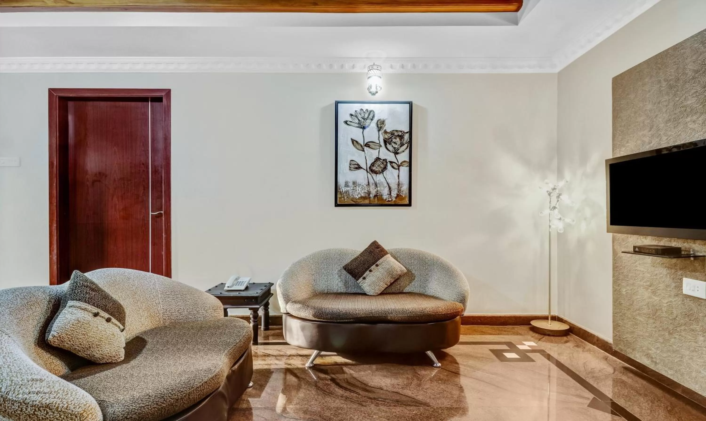 Living room in Treebo Symphony Hotels And Resorts Angamally