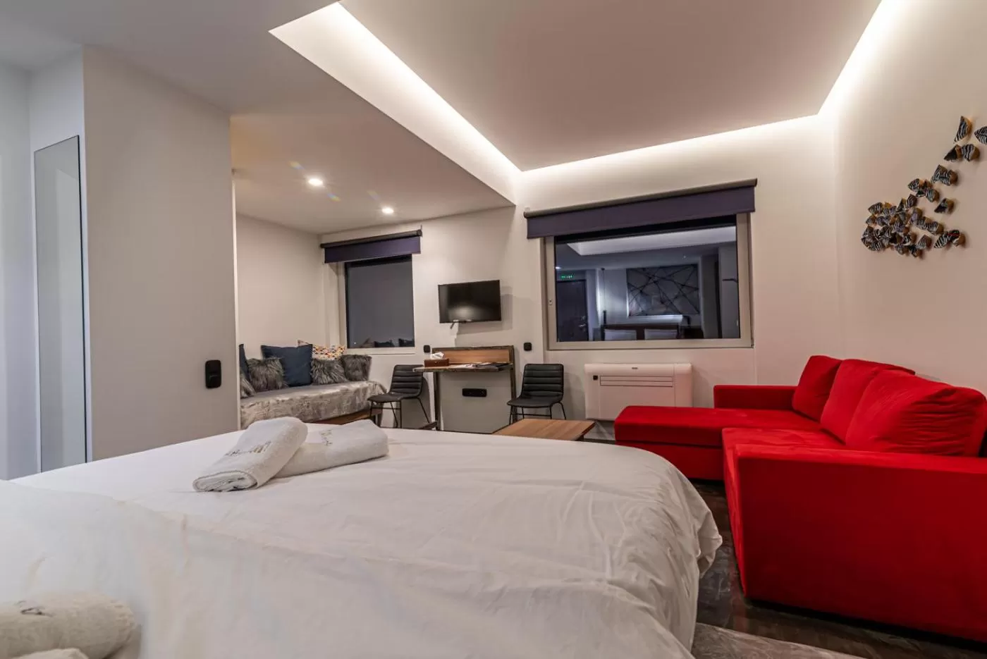 Photo of the whole room, Bed in AthinA STREETAPARTMENTS