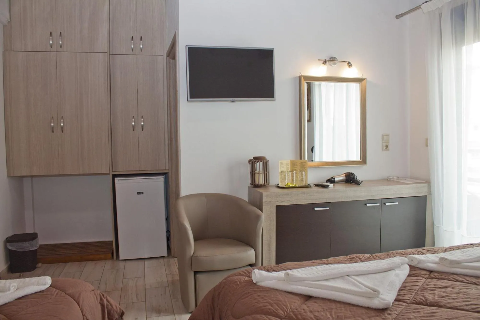 TV and multimedia, Bed in Danaos Hotel