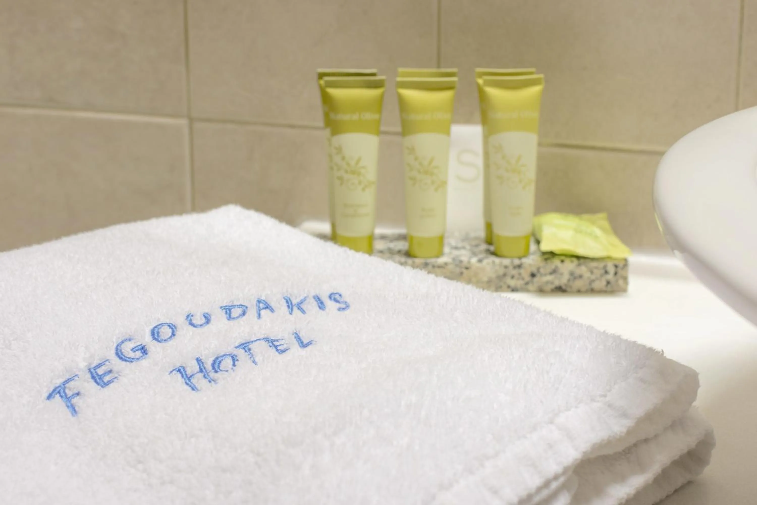 Bathroom in Grecian Castle Chios