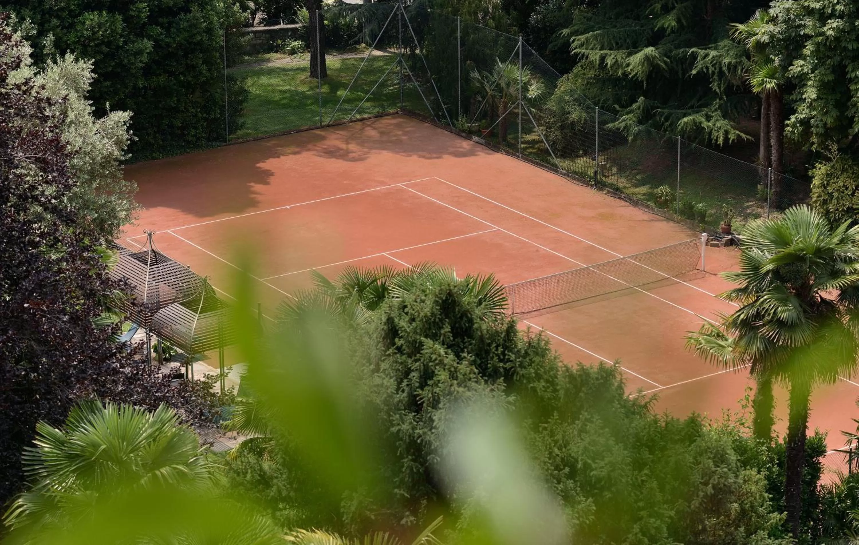 Tennis court in Grand Hotel Villa Castagnola