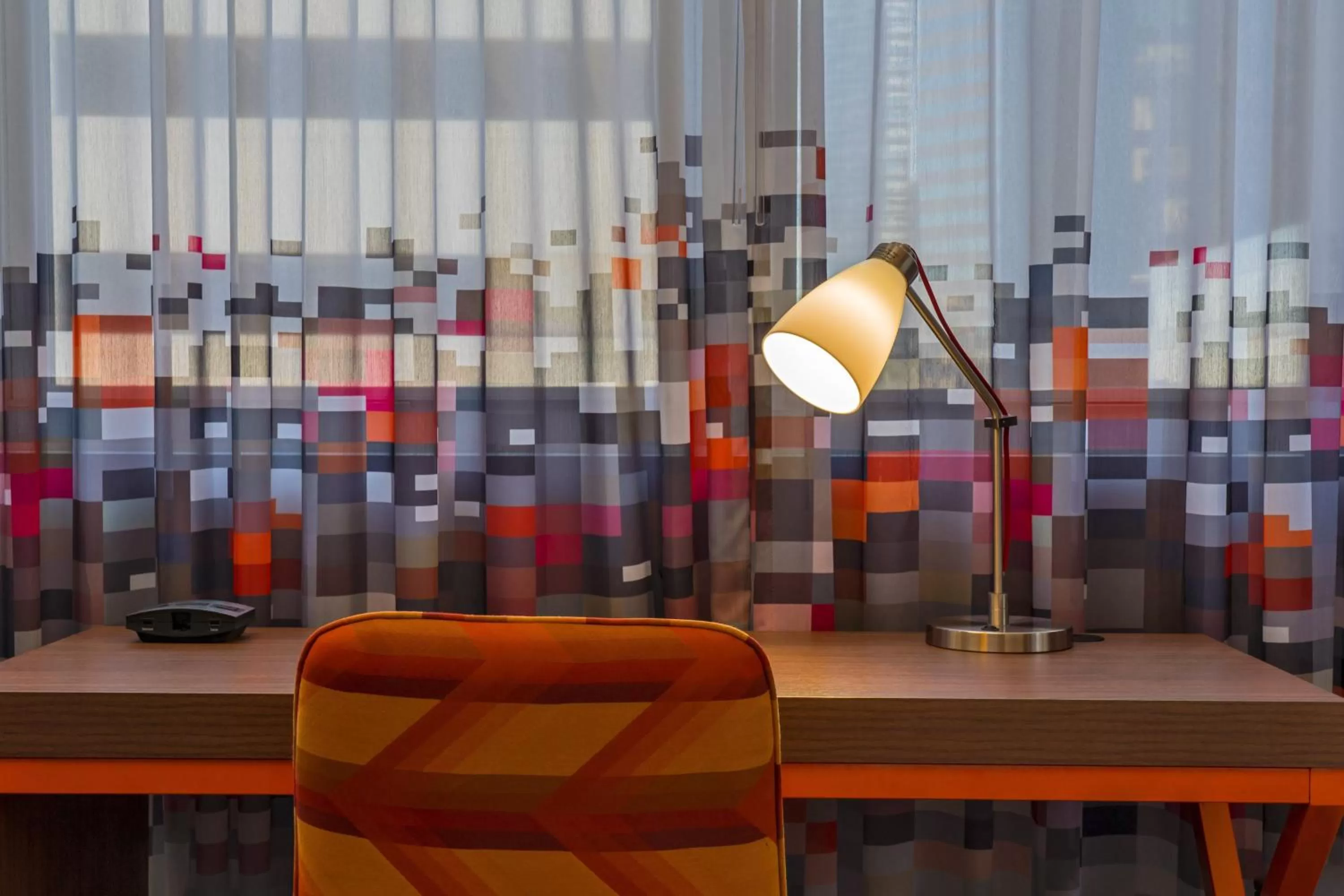 Photo of the whole room in Aloft Houston Downtown