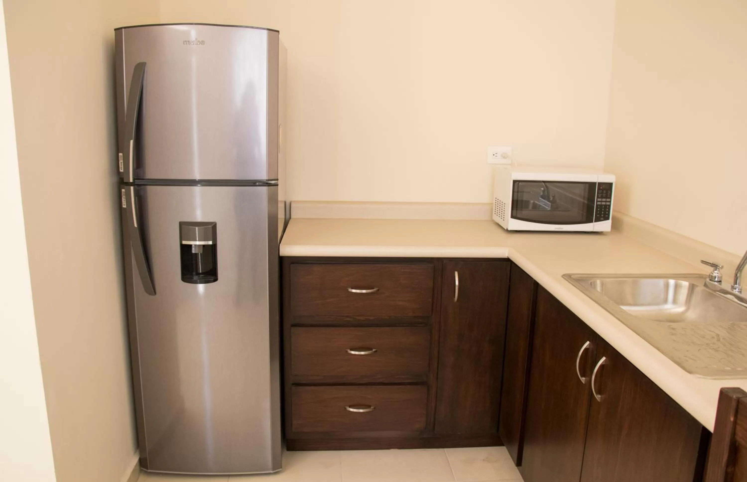 Kitchen or kitchenette in Hotel Nápoles