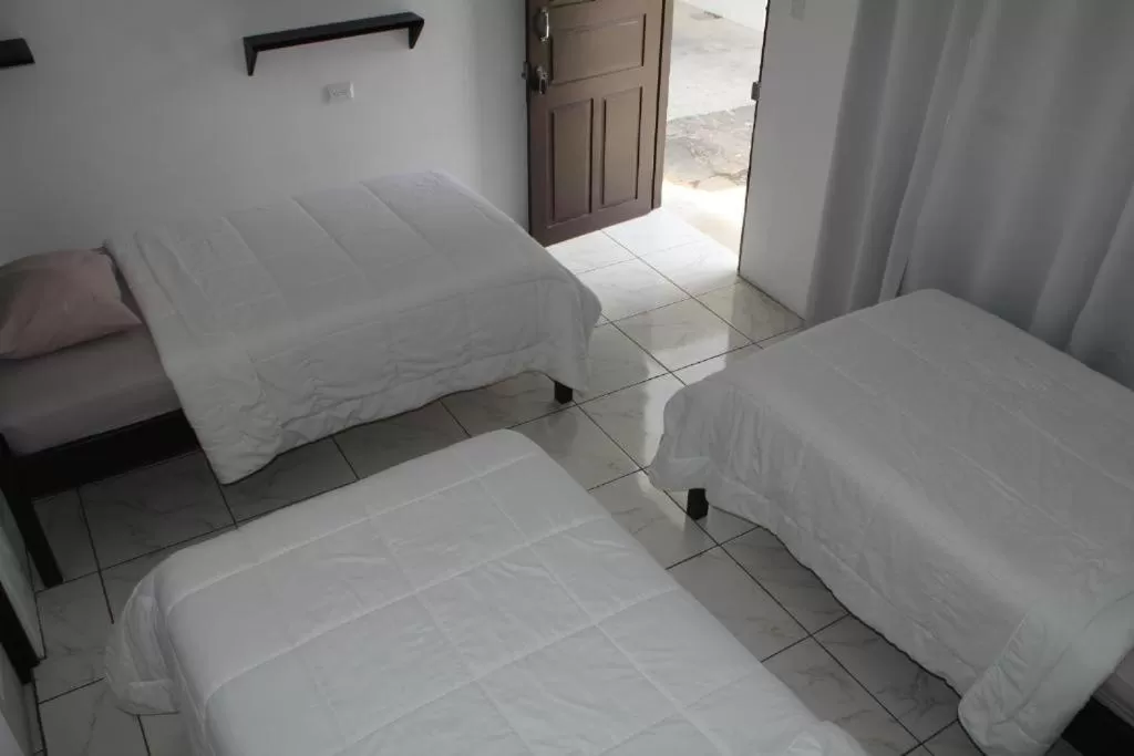 Bed in Hotel Cañas