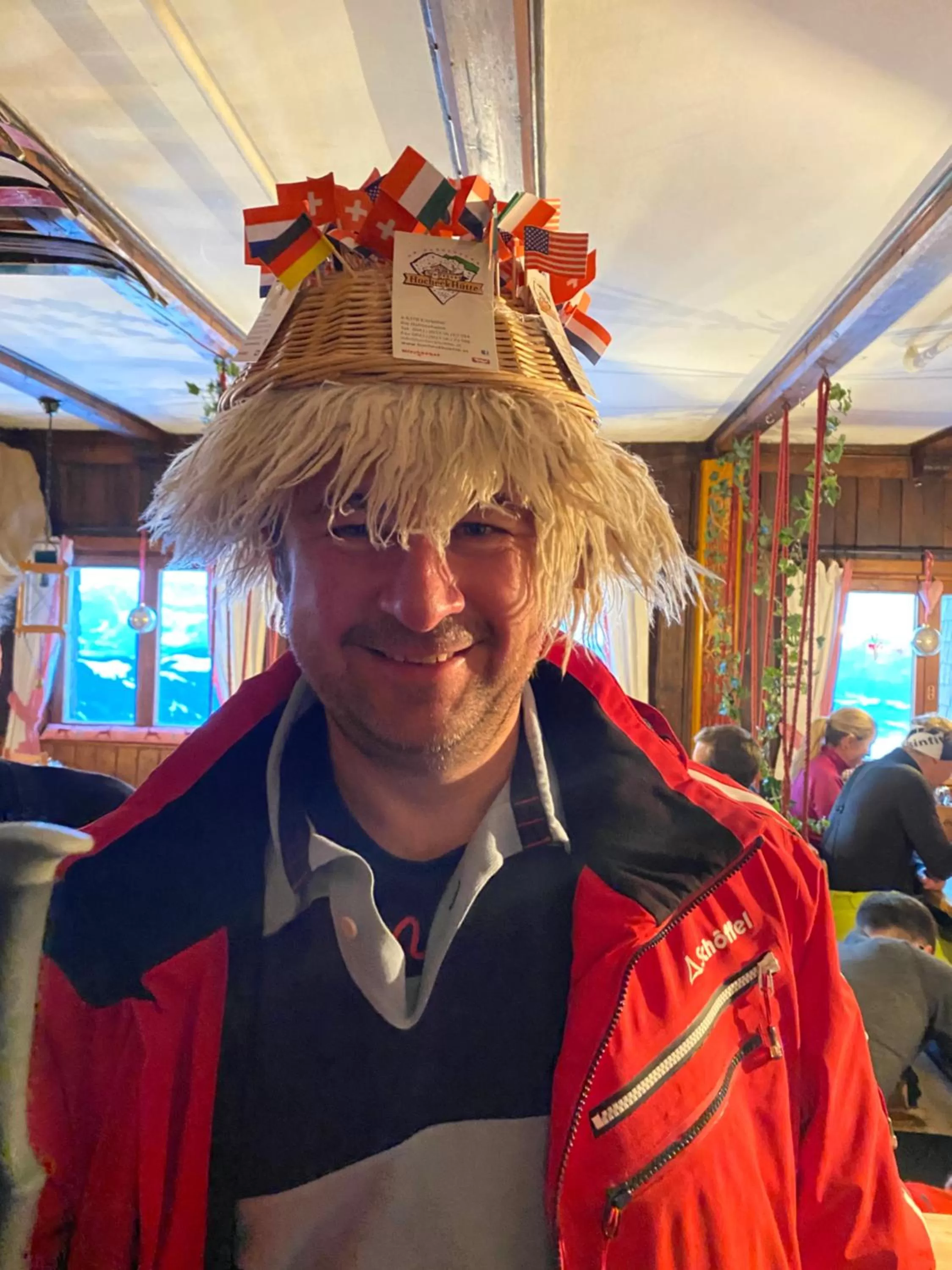 Hocheckhuette On Top of the Kitzbuehel Hahnenkamm Mountain