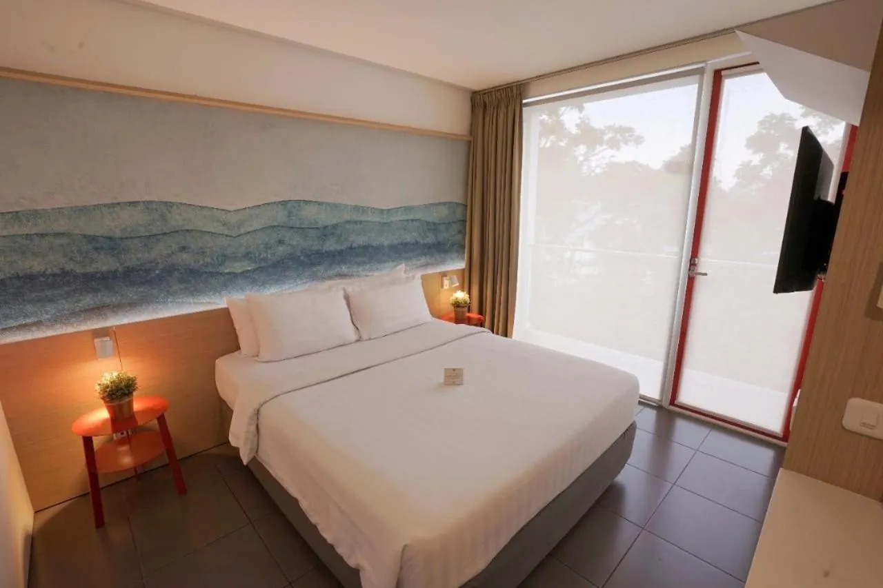 Bed in Malaka Hotel Bandung