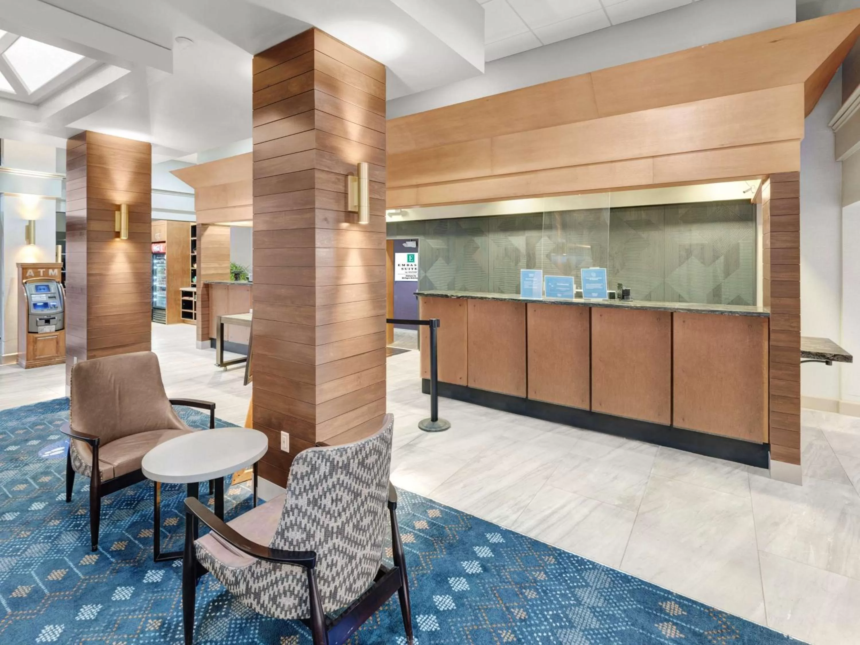 Lobby or reception in Embassy Suites by Hilton Oklahoma City Will Rogers Airport