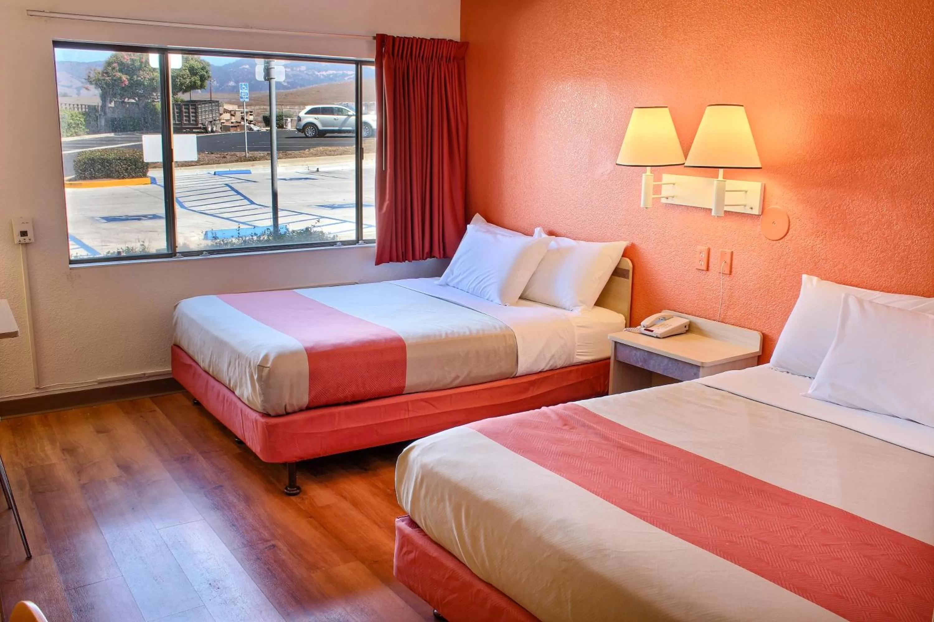 Bedroom in Motel 6 San Simeon, CA - Hearst Castle Area