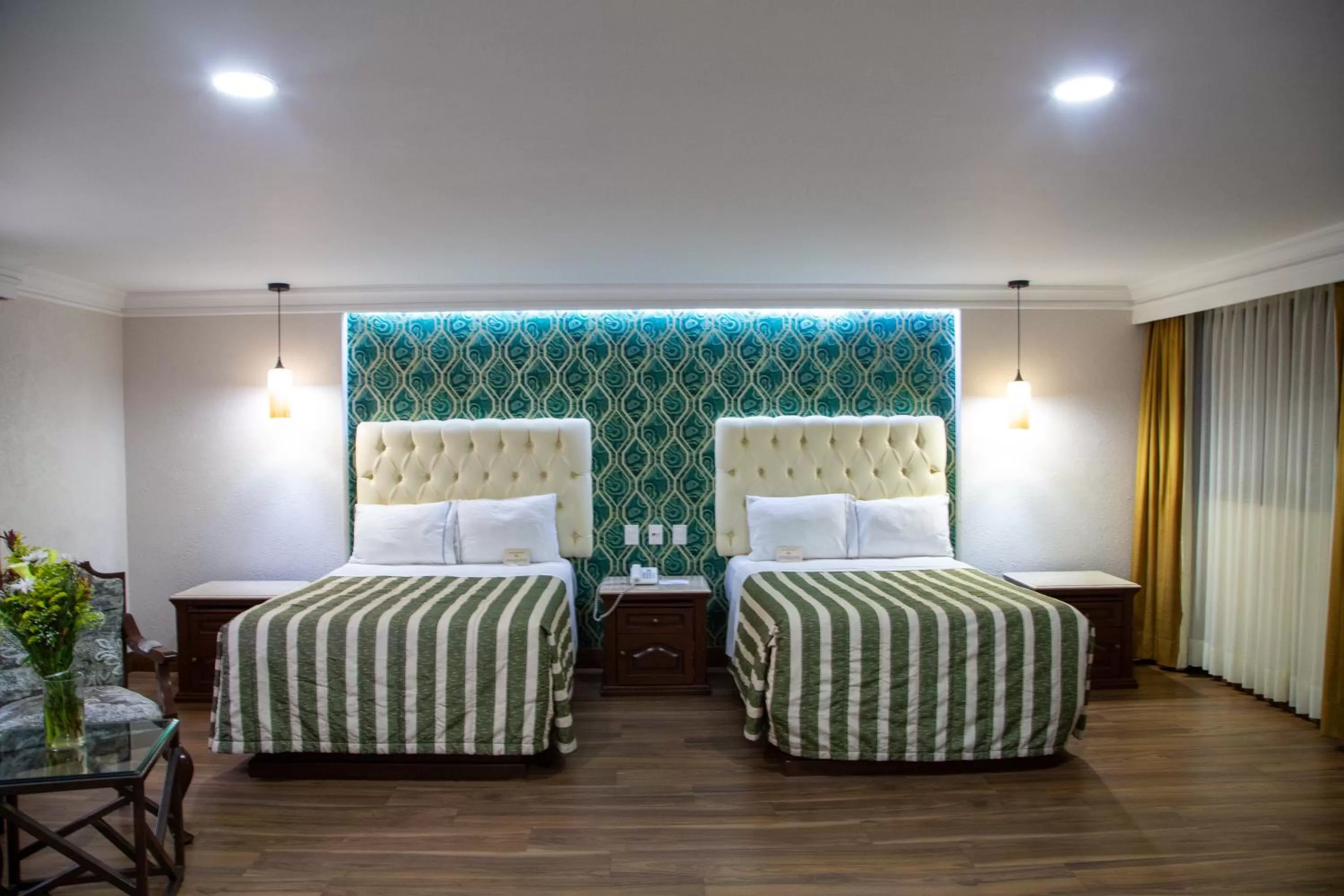 Decorative detail, Bed in Hotel Casino Plaza