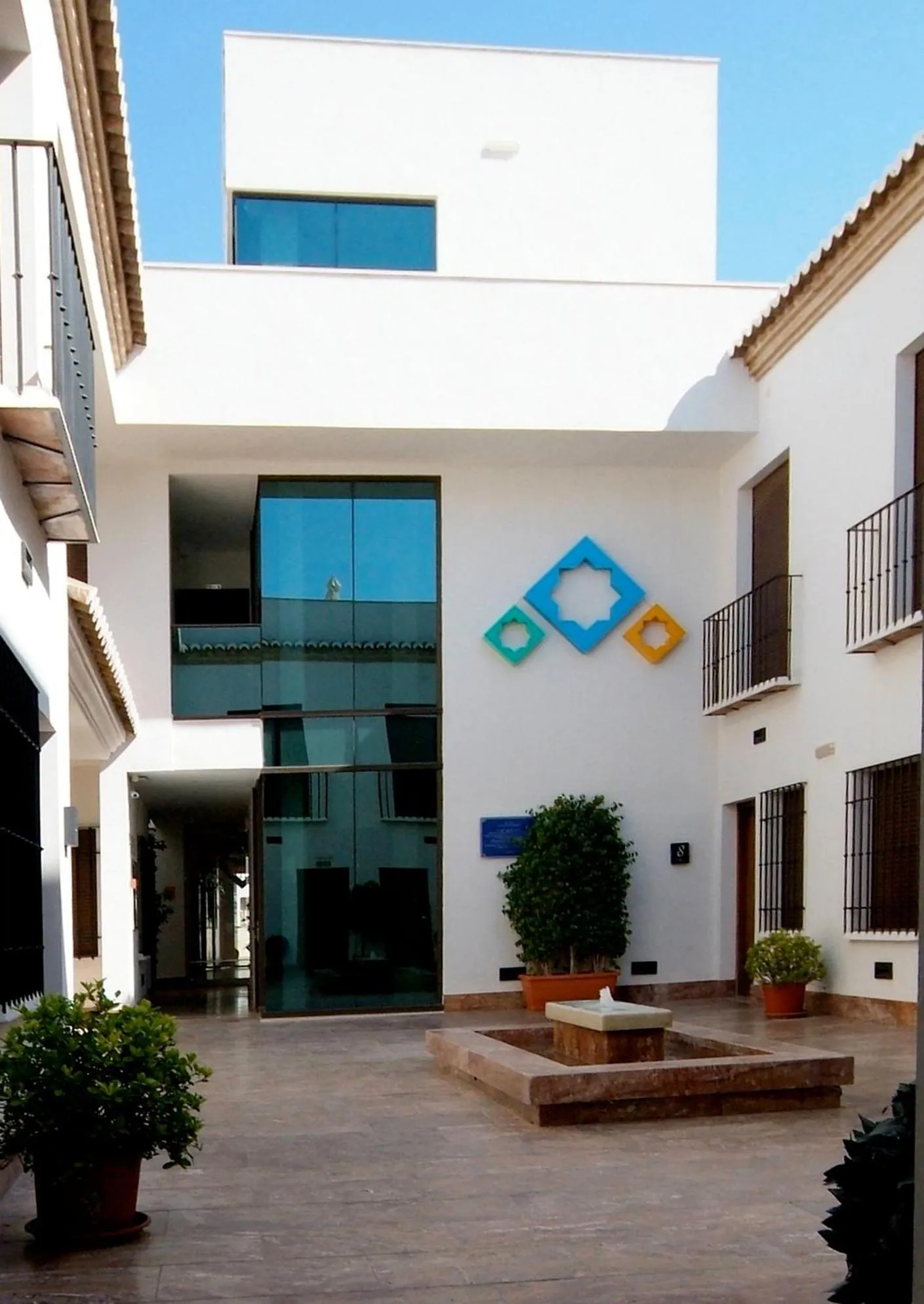 Patio in Apartamentos Ardales