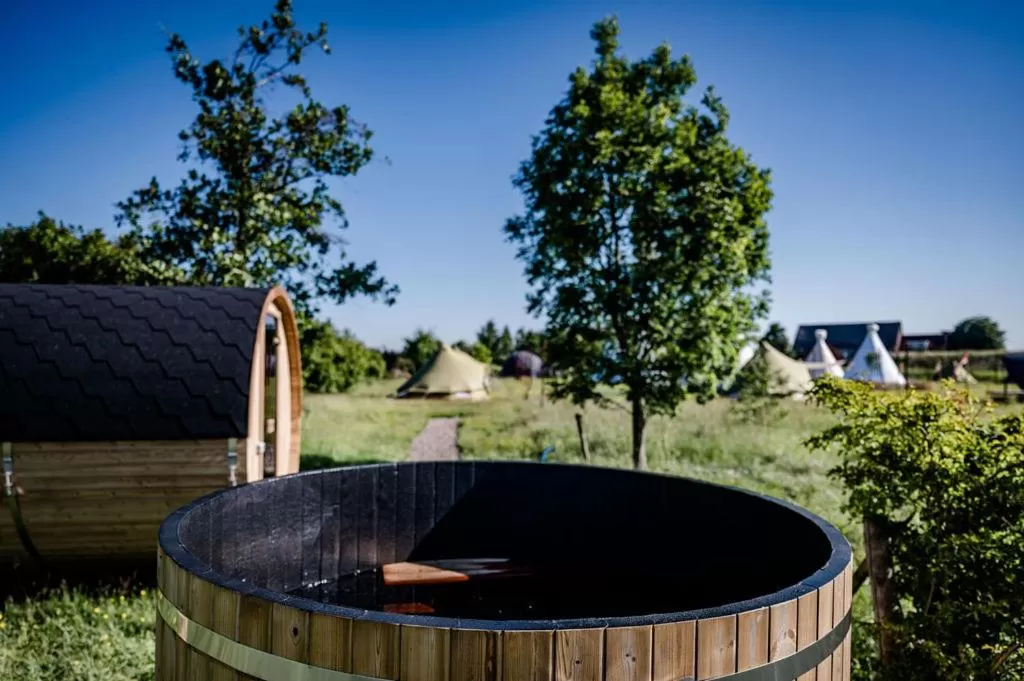 Sauna in TinyParks Cast Away