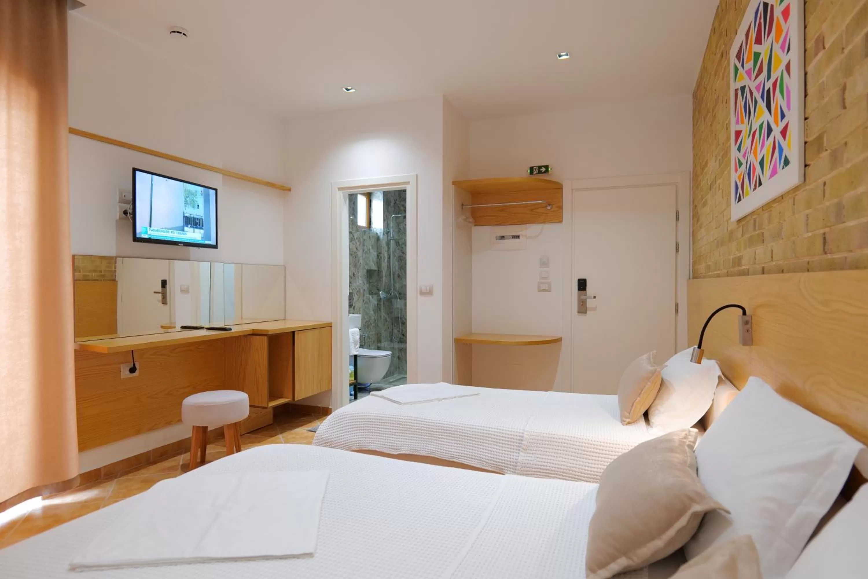 Bed in Hotel Piccolino