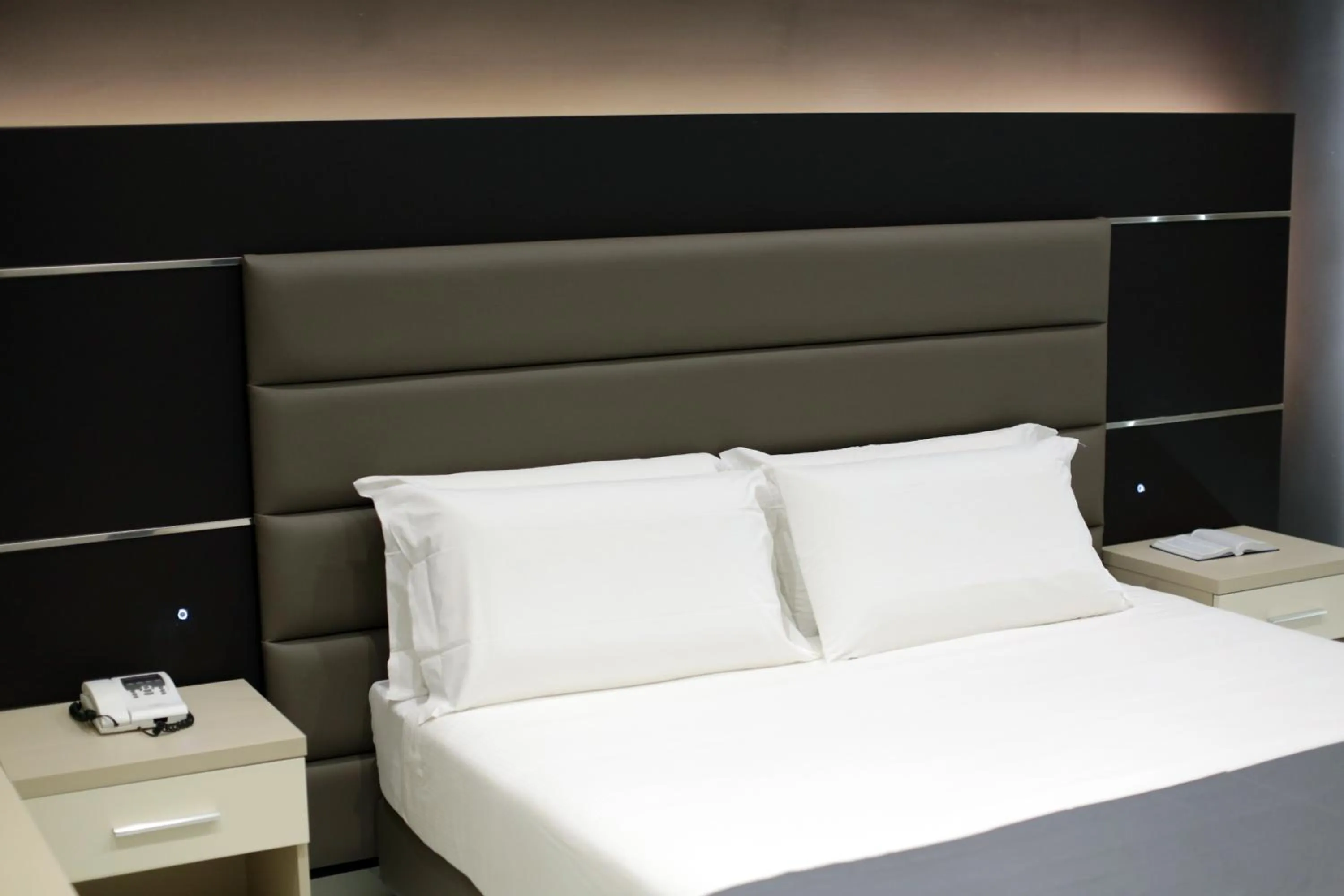 Bed in Hotel Vergilius Billia