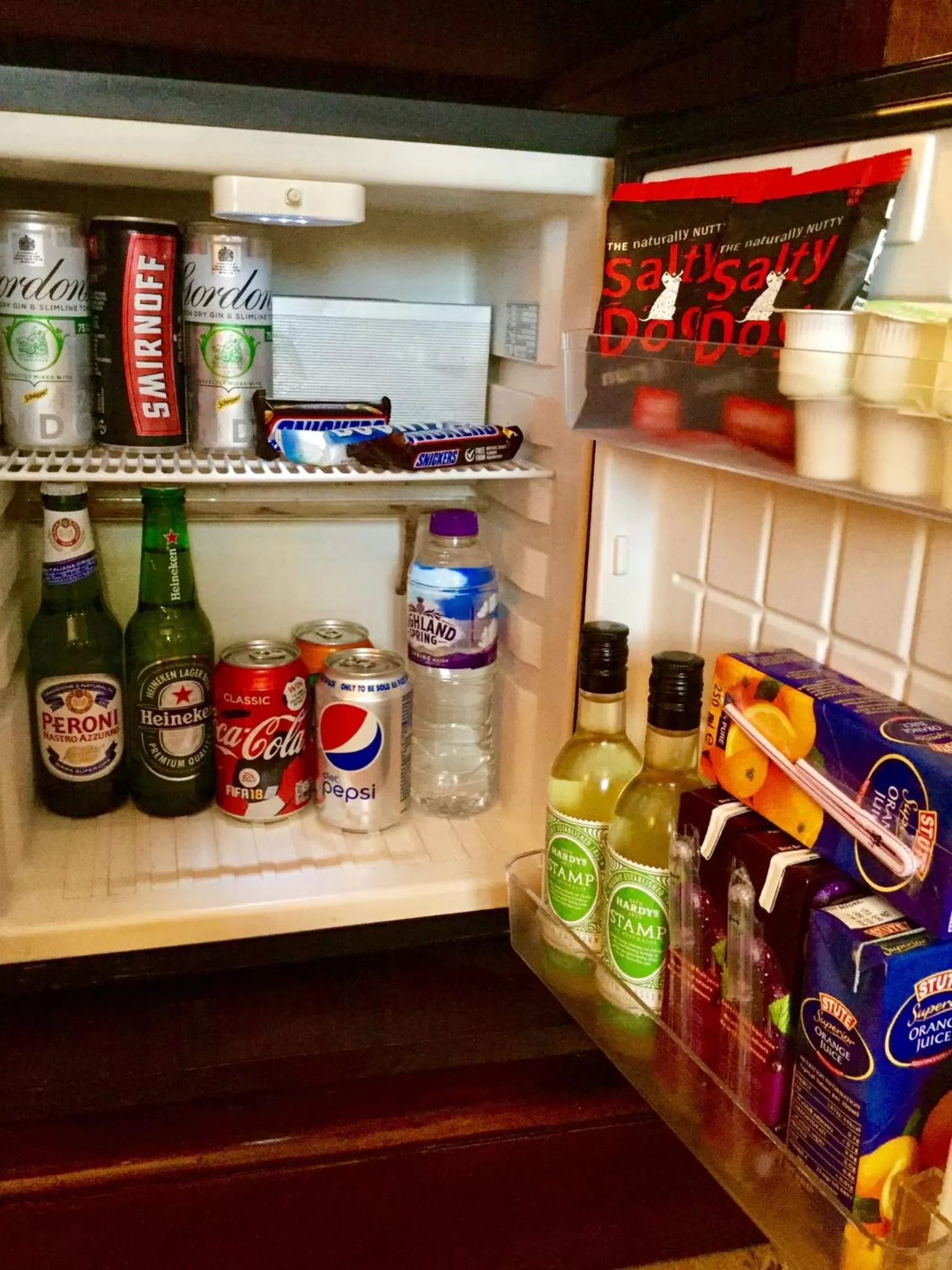 Alcoholic drinks in Storrs Gate House